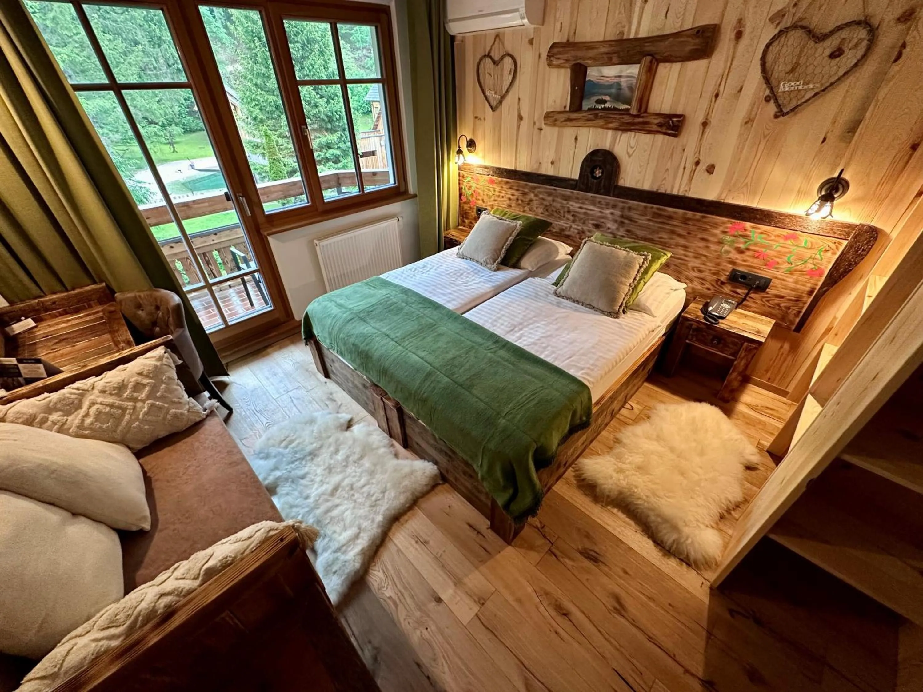 Bedroom, Bed in Ribno Alpine Hotel