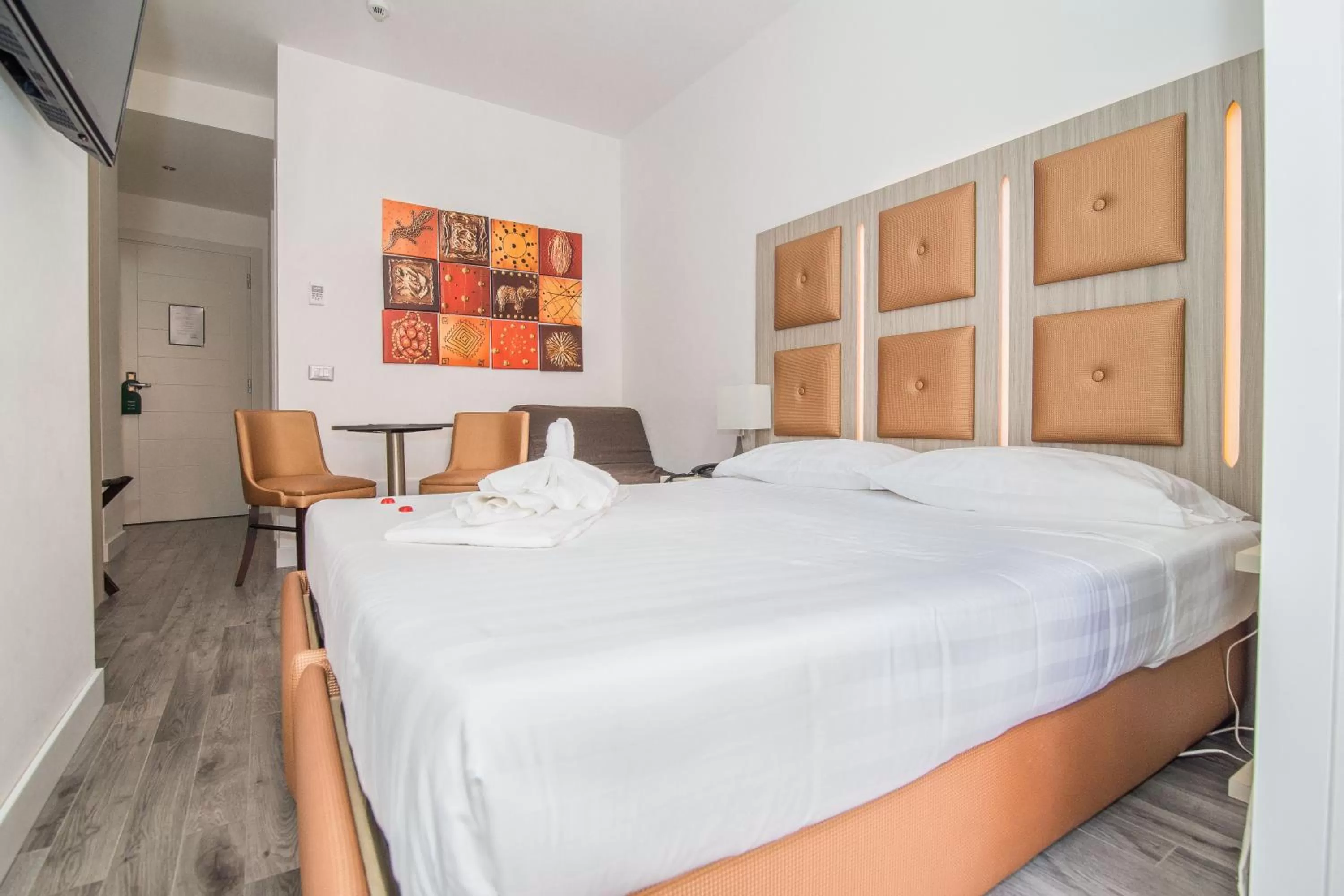 Bed in Vatican Relais Rome Suite