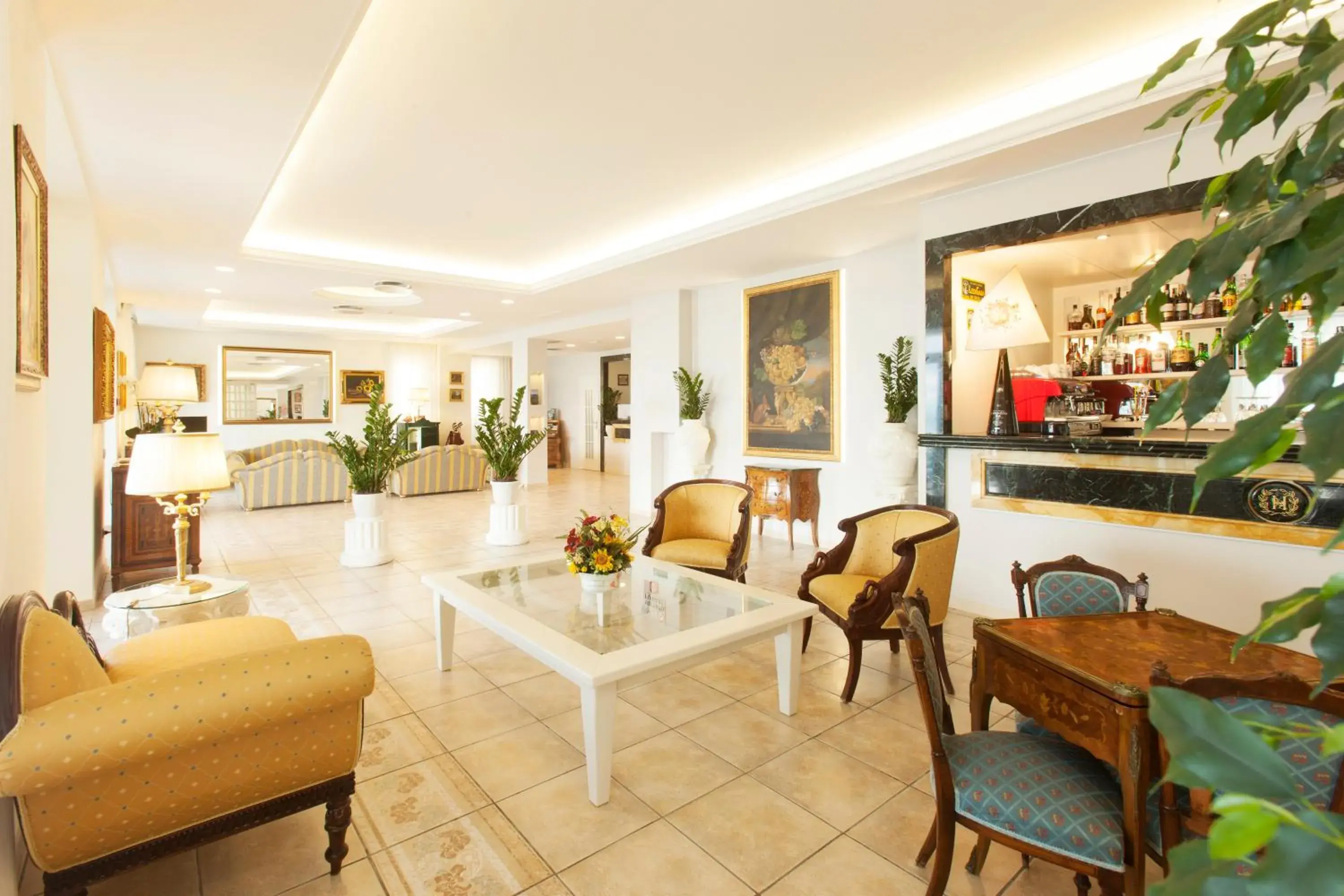 Lobby or reception in Baia D'Argento Lobby or reception in Baia D'Argento