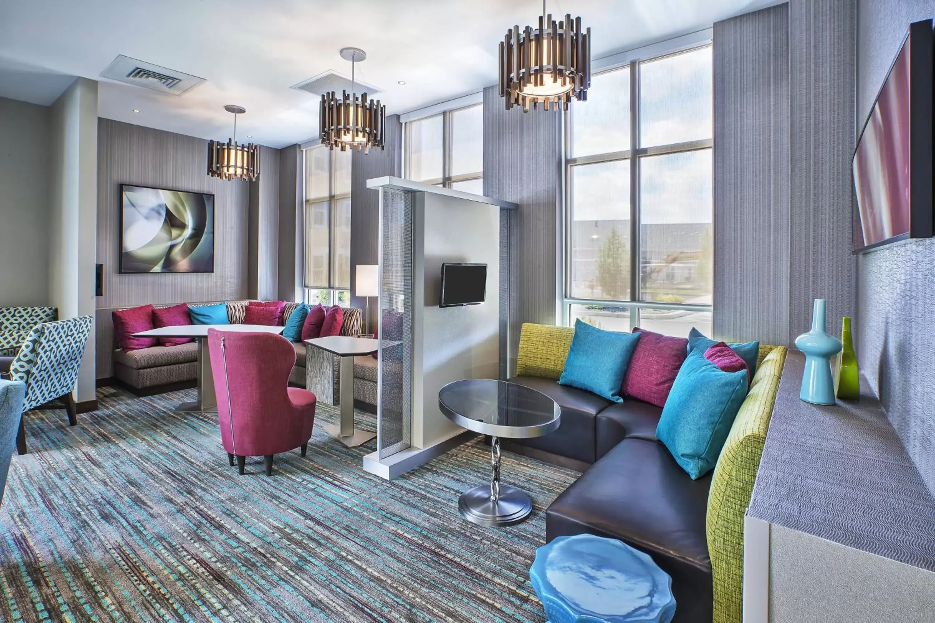 Lobby or reception, Seating Area in Residence Inn Rochester Henrietta