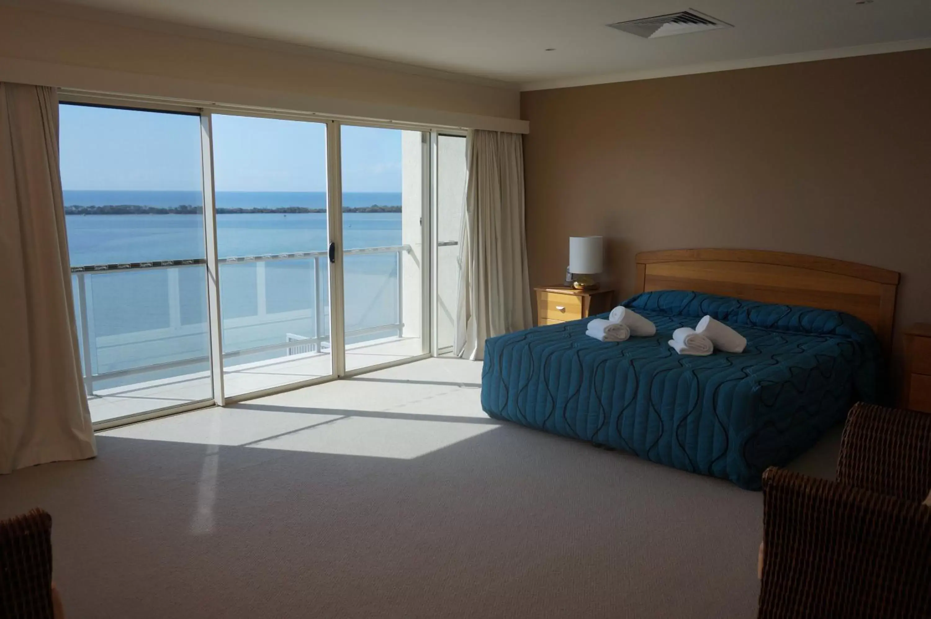 Bedroom, Sea View in Moorings Beach Resort