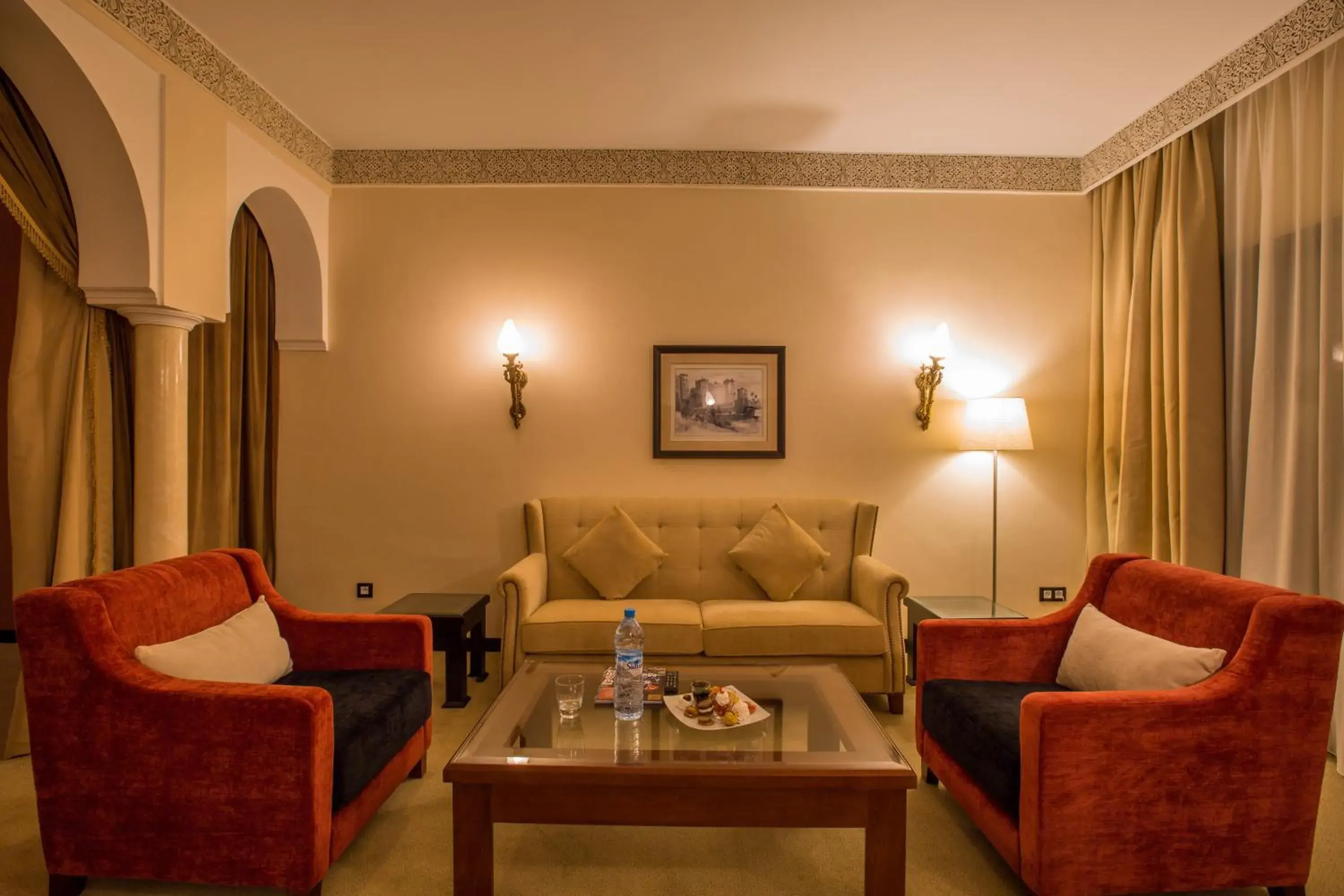 Photo of the whole room, Seating Area in Hotel Riad Ennakhil & SPA