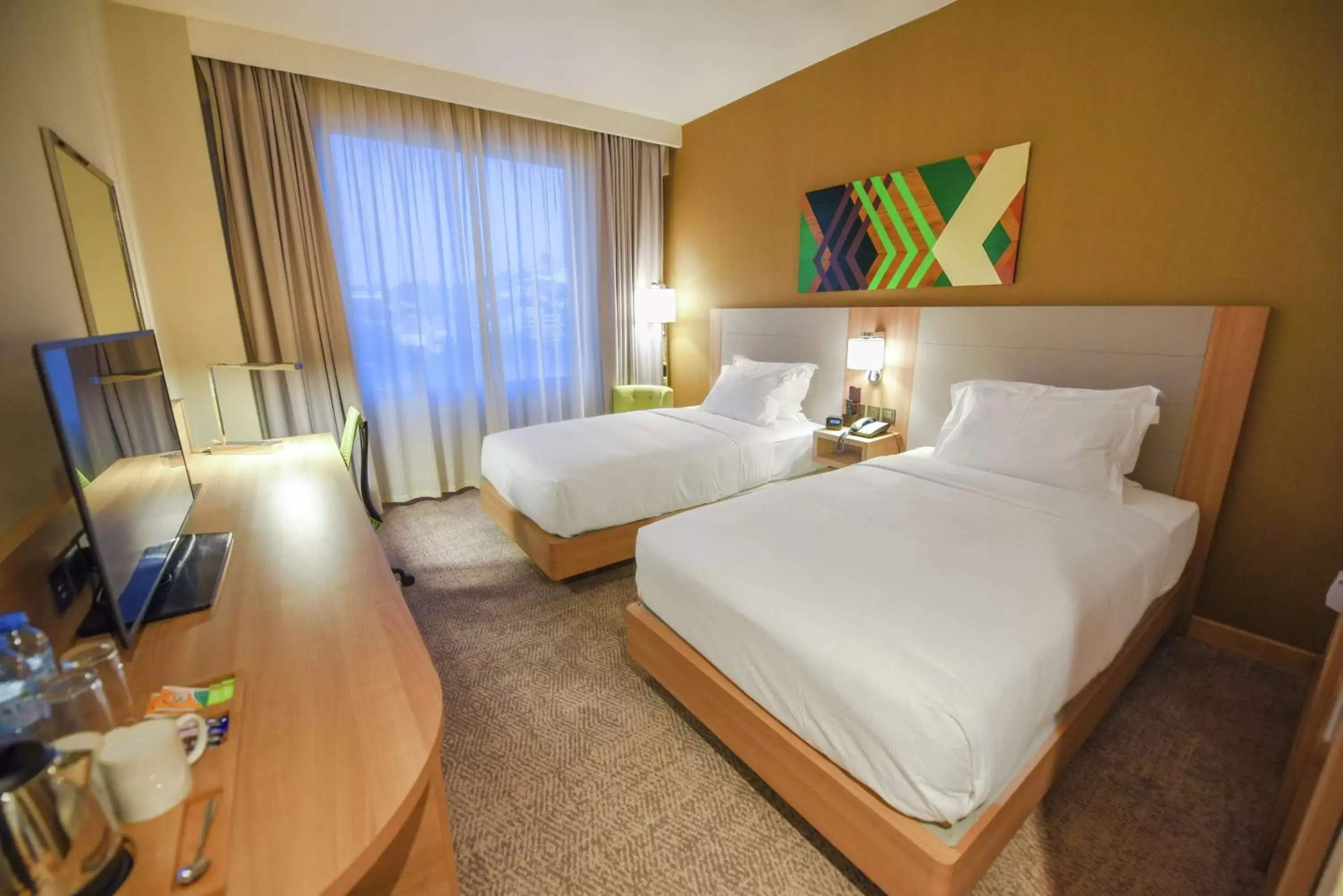 Bedroom, Bed in Hilton Garden Inn Kampala