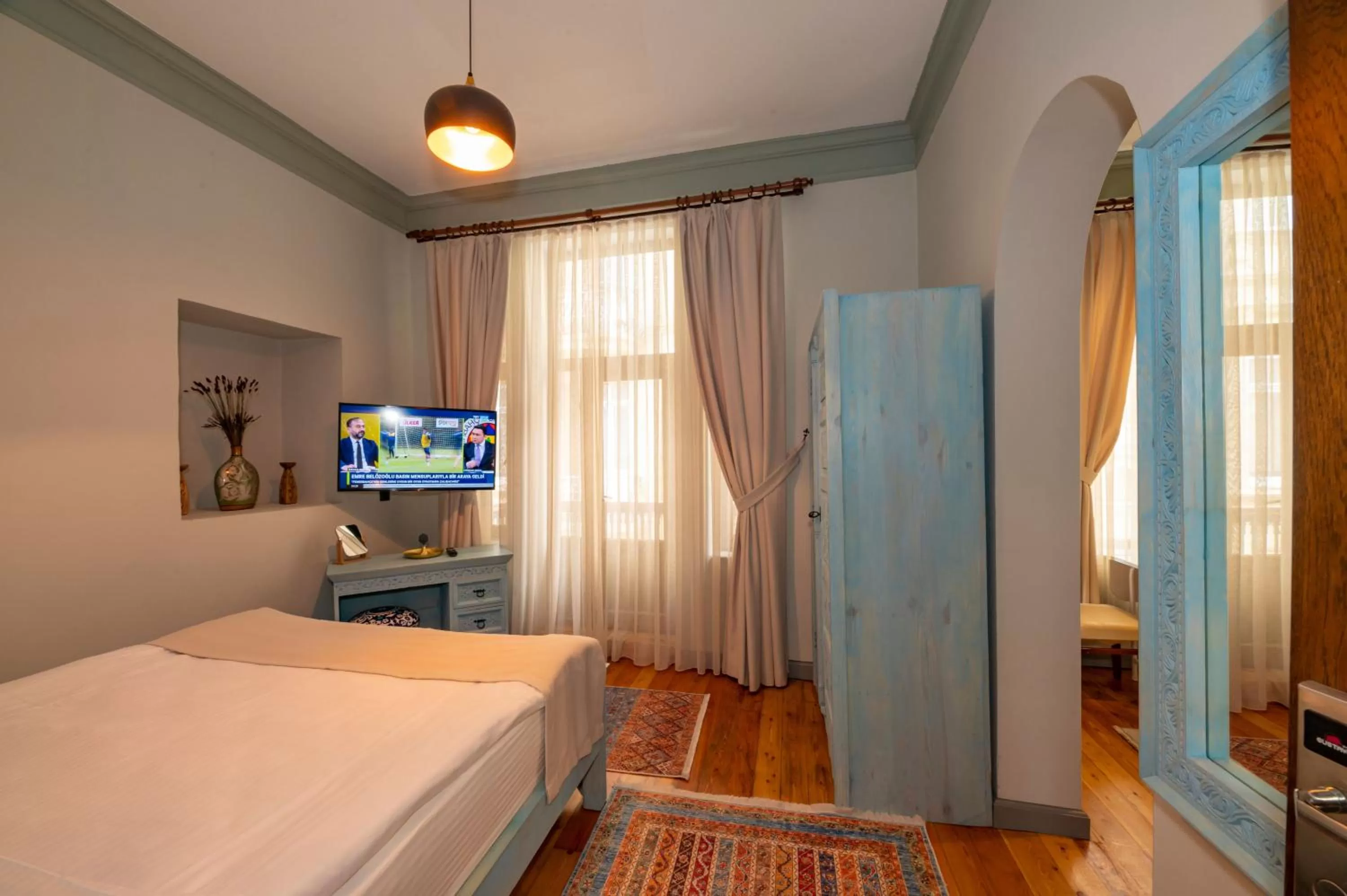Bed in O'Pera Okanlı Suites