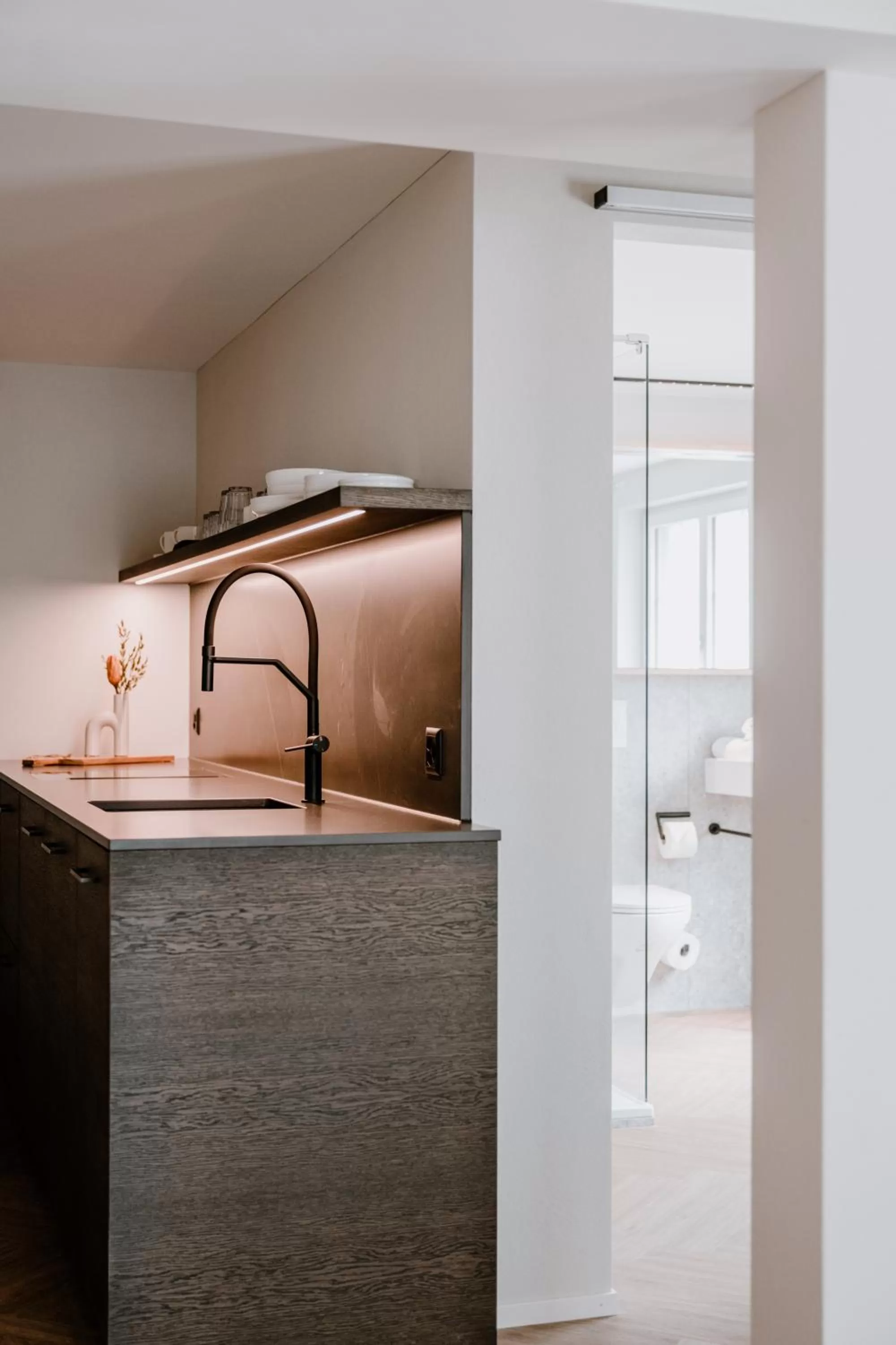 kitchen in Hotel Müllers Self-Check-In