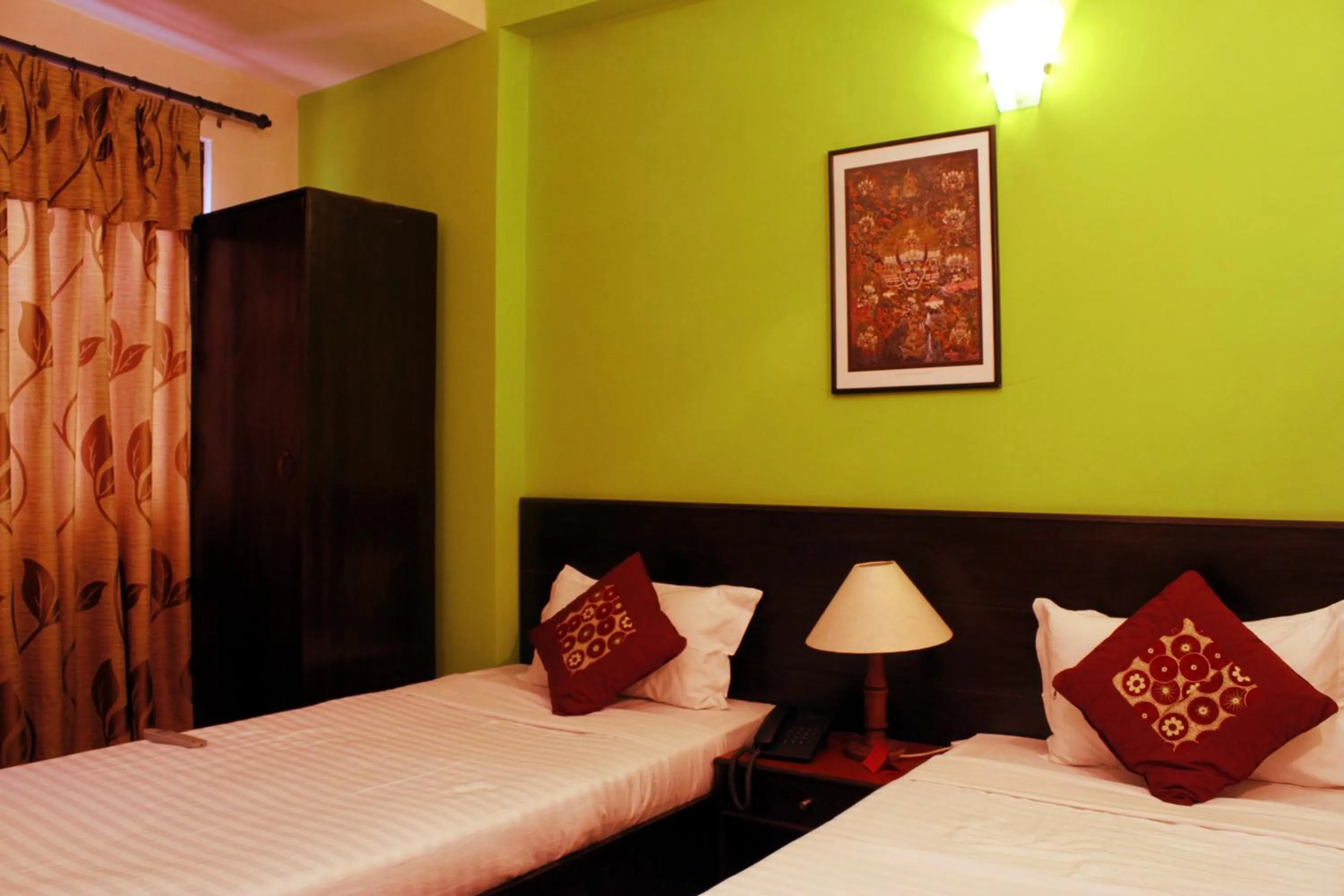 Bed in Cascade Hotel Kathmandu