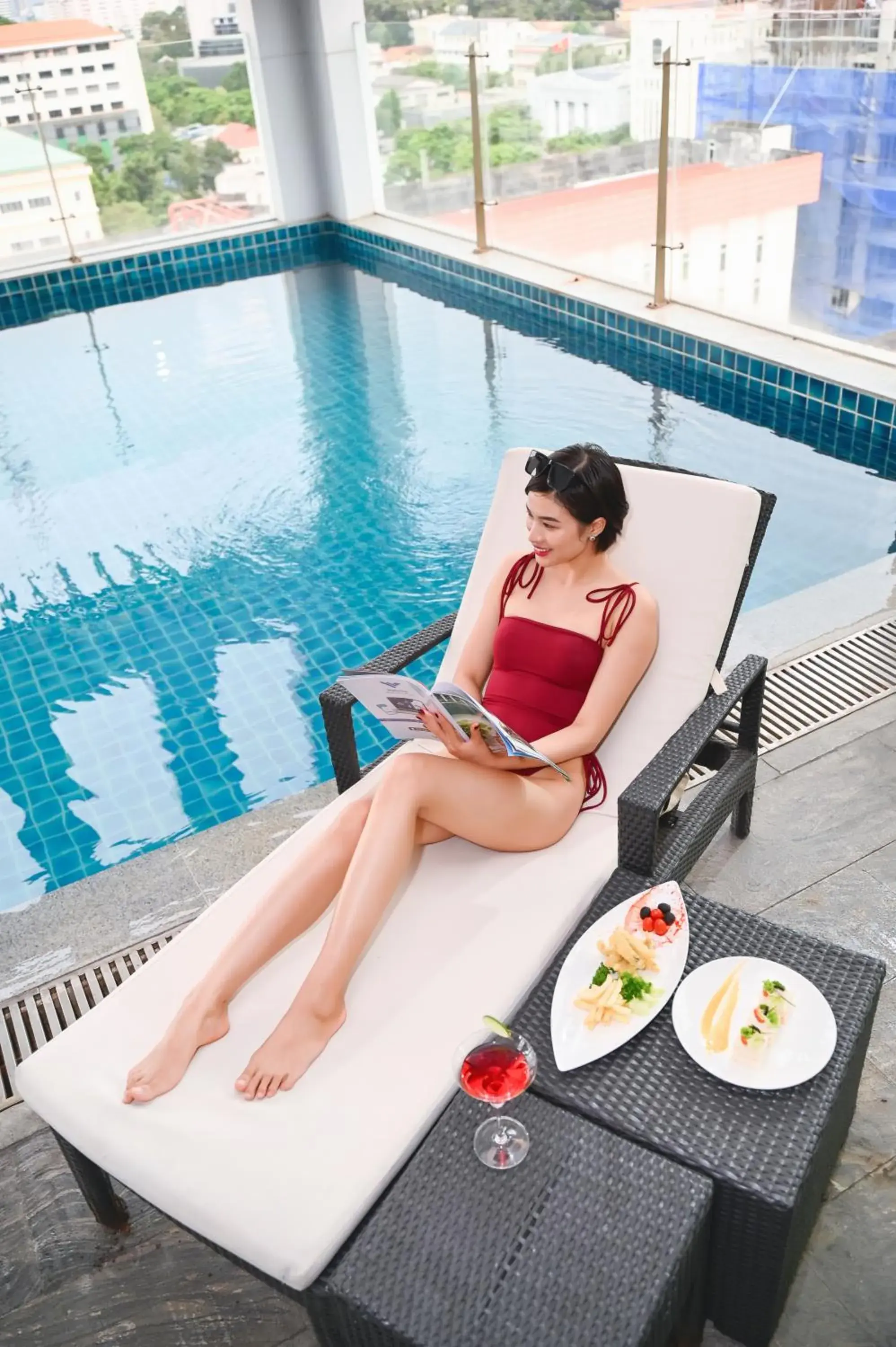 Pool view, Guests in Muong Thanh Grand Saigon Centre Hotel