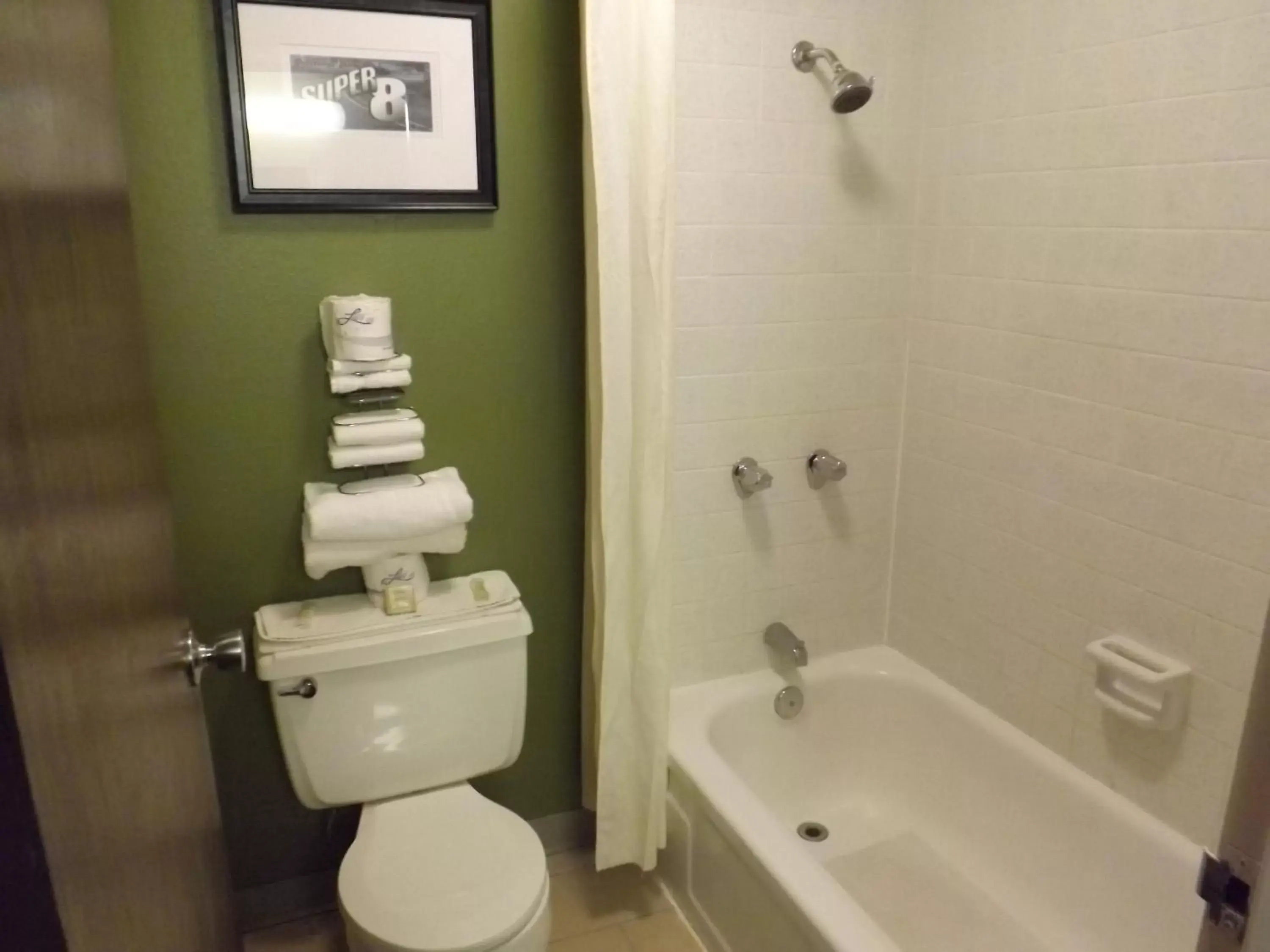 Toilet, Bathroom in Super 8 by Wyndham Sterling CO