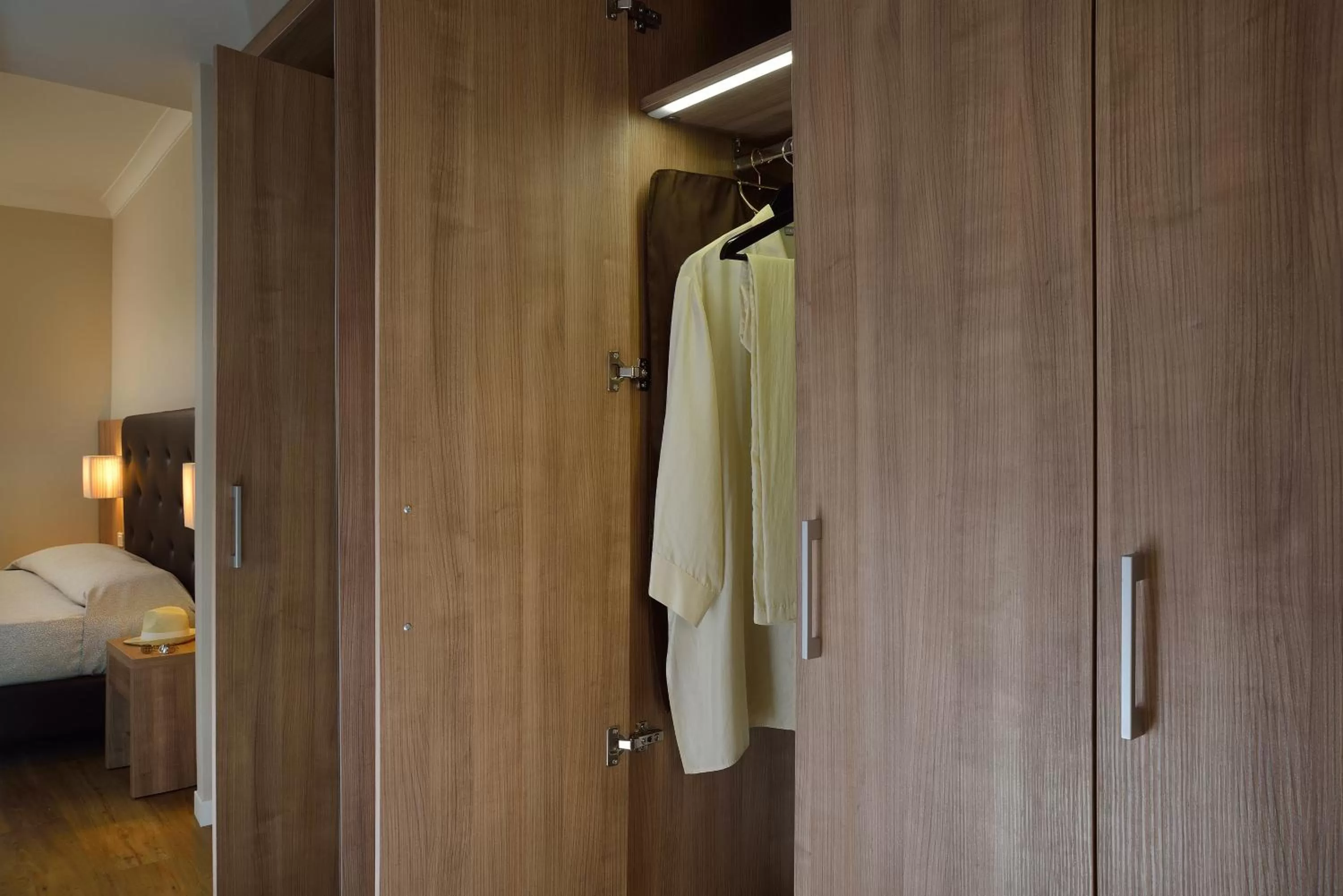 Decorative detail, Bed in Hotel Rossini