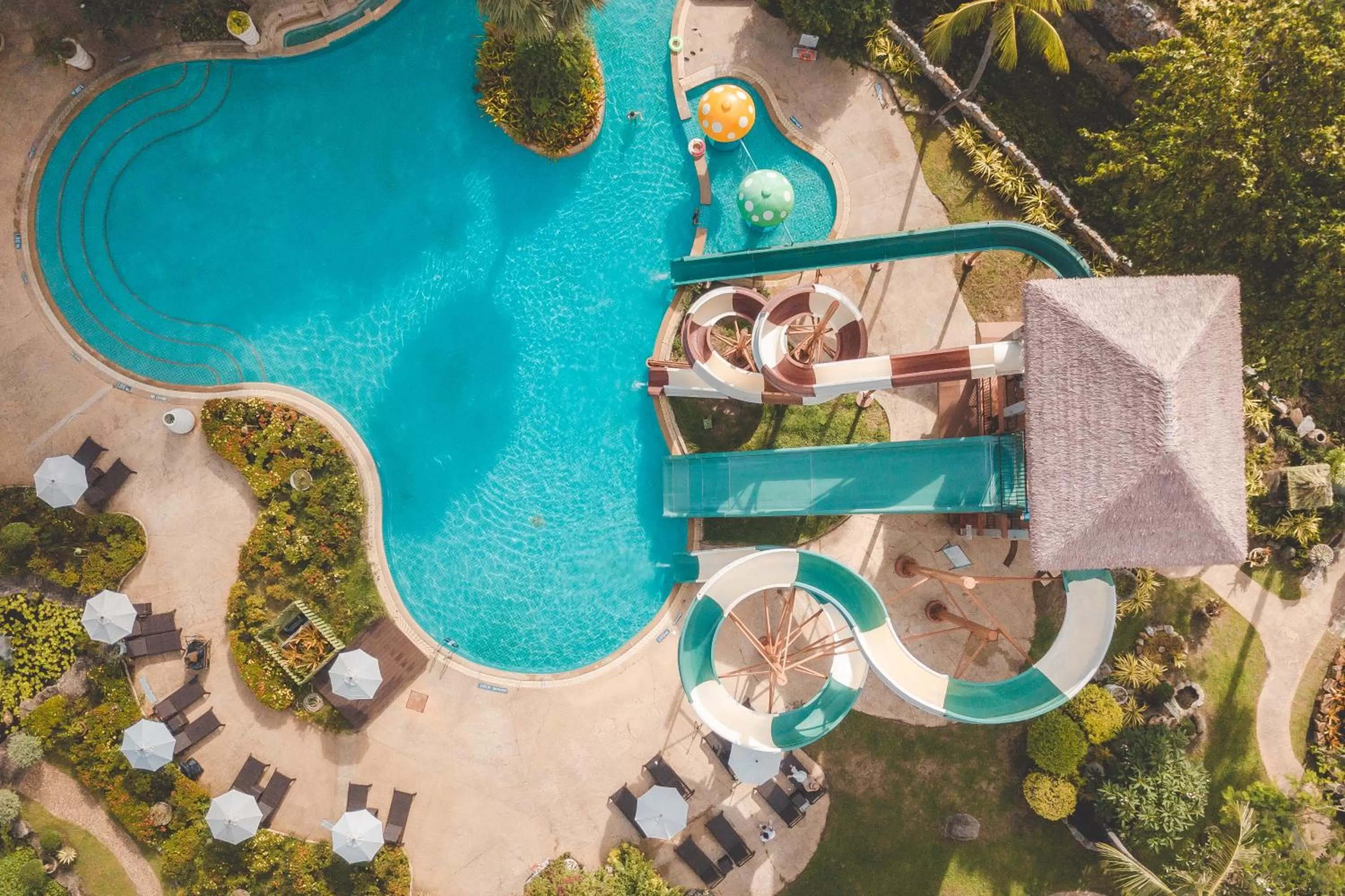 Bird's eye view in Thavorn Palm Beach Resort Phuket