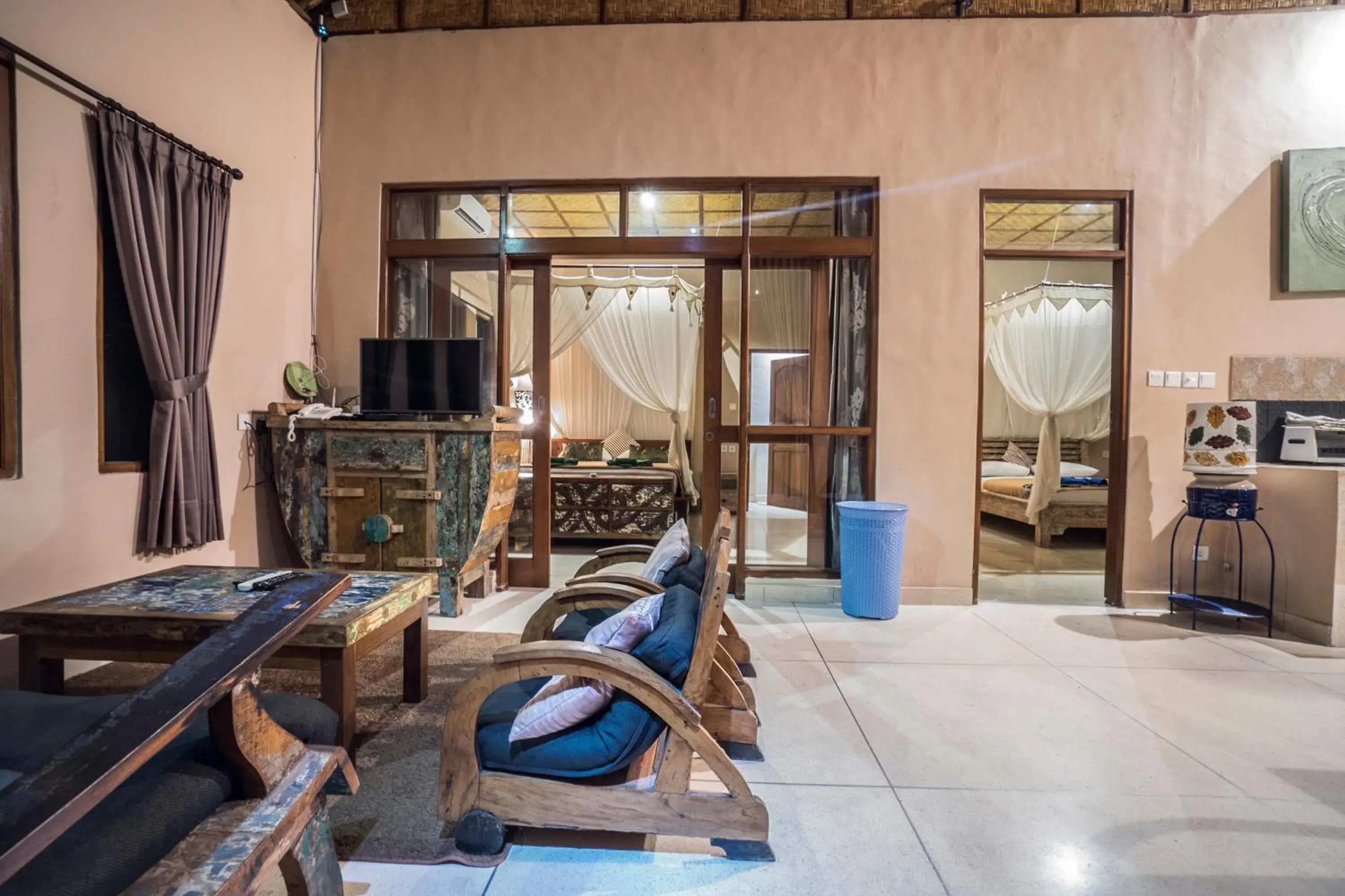 Living room in Gajah Biru Bungalows Living room in Gajah Biru Bungalows