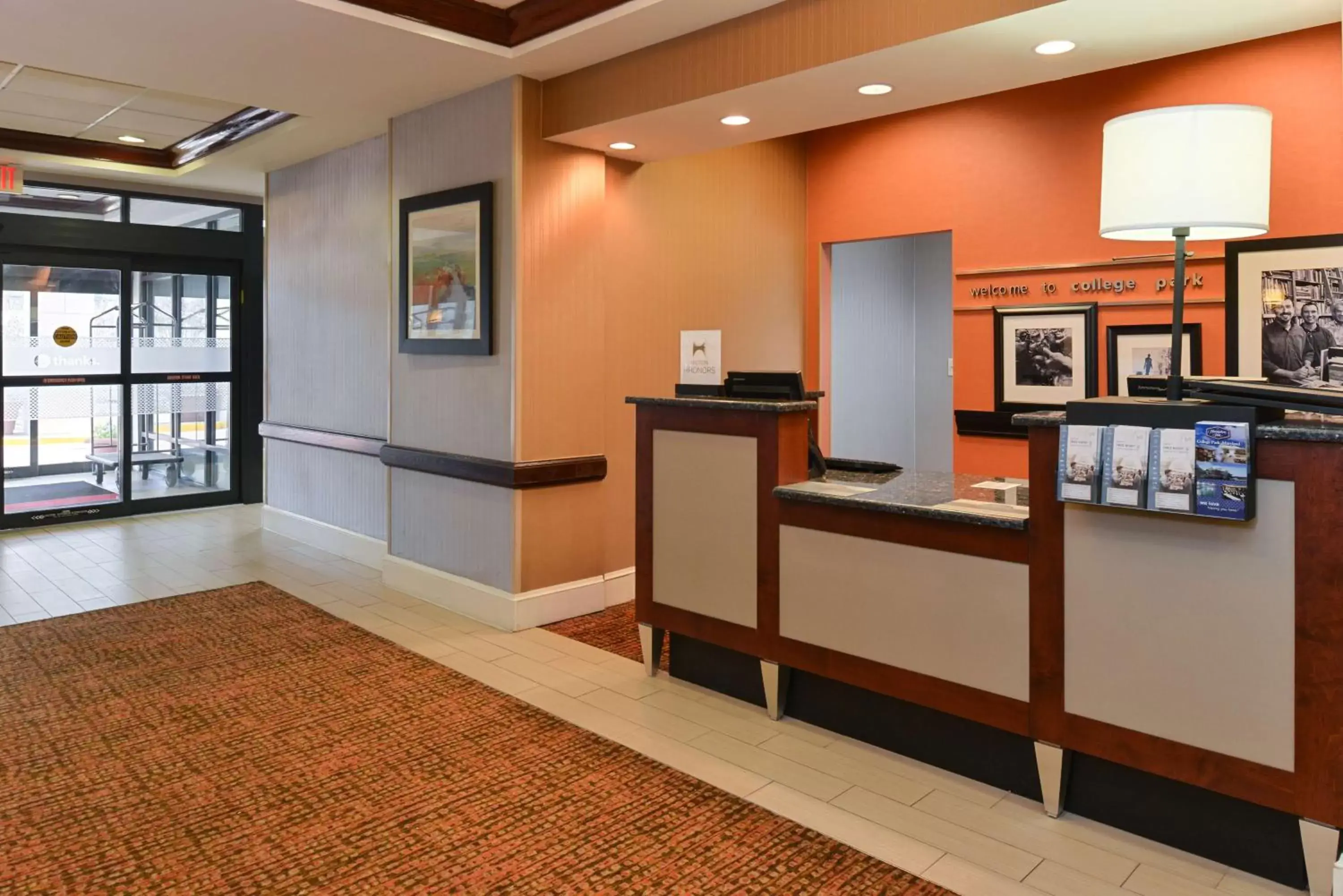 Lobby or reception in Hampton Inn College Park Lobby or reception in Hampton Inn College Park
