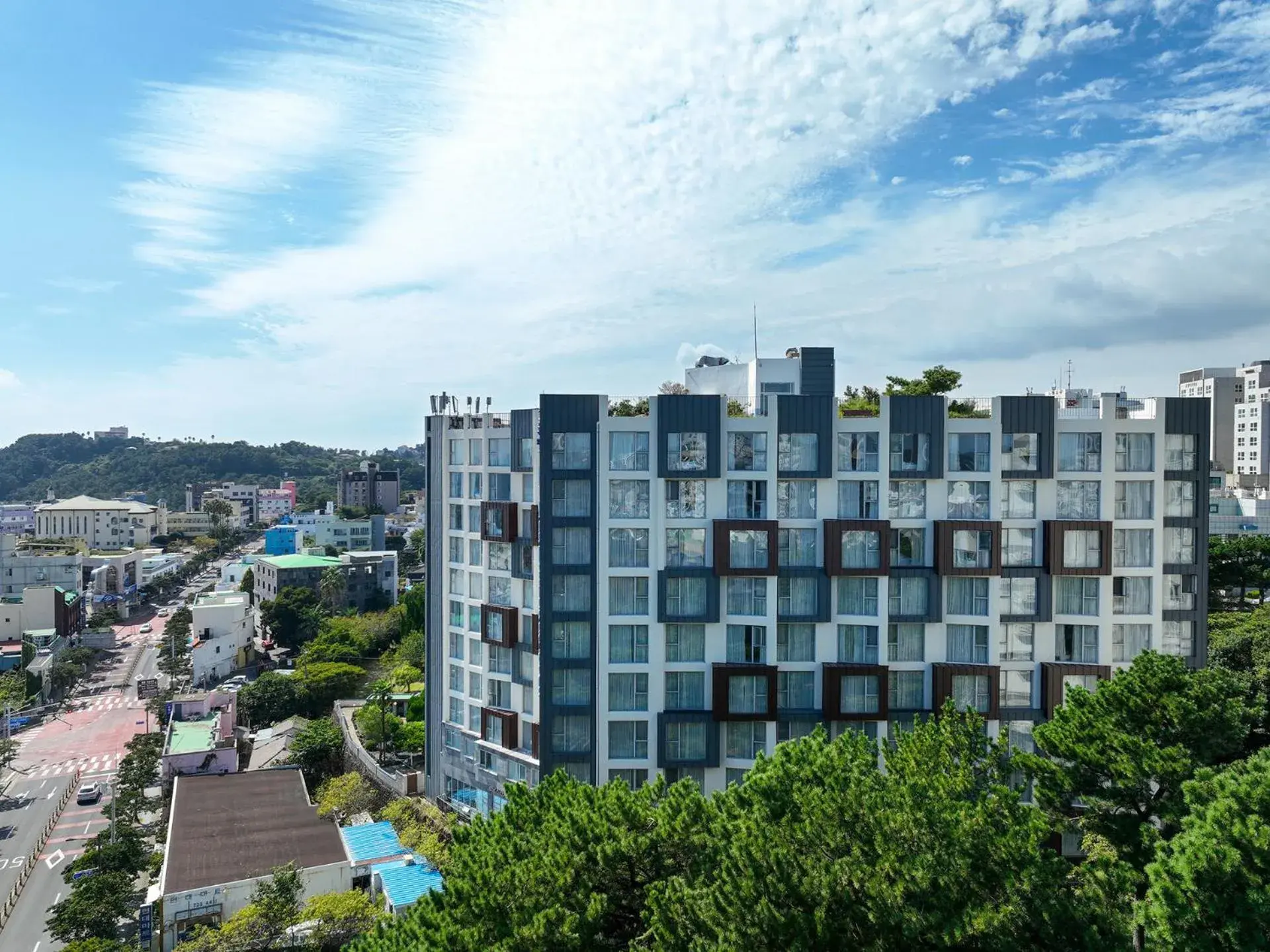 Property building in The Island Blue Hotel