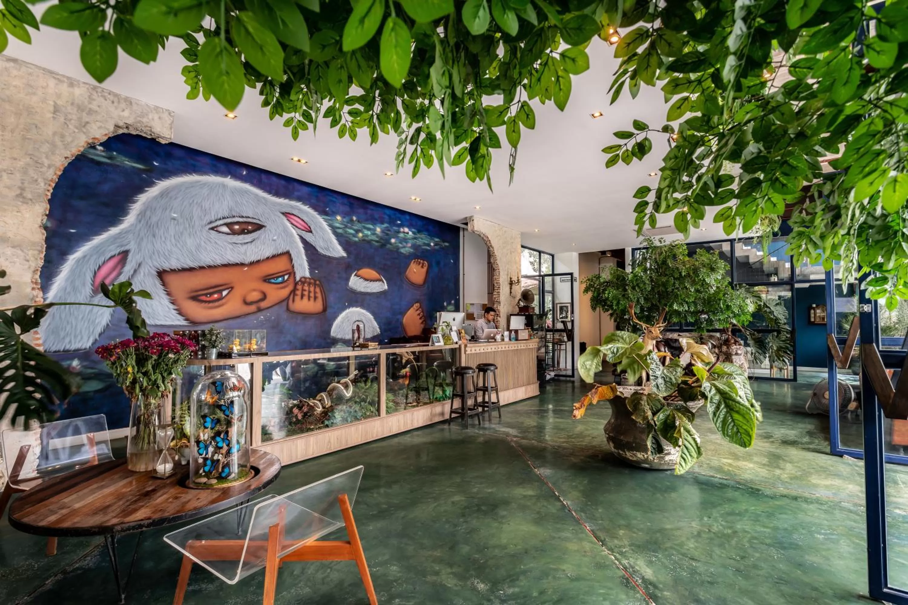 Decorative detail in THE WOOD