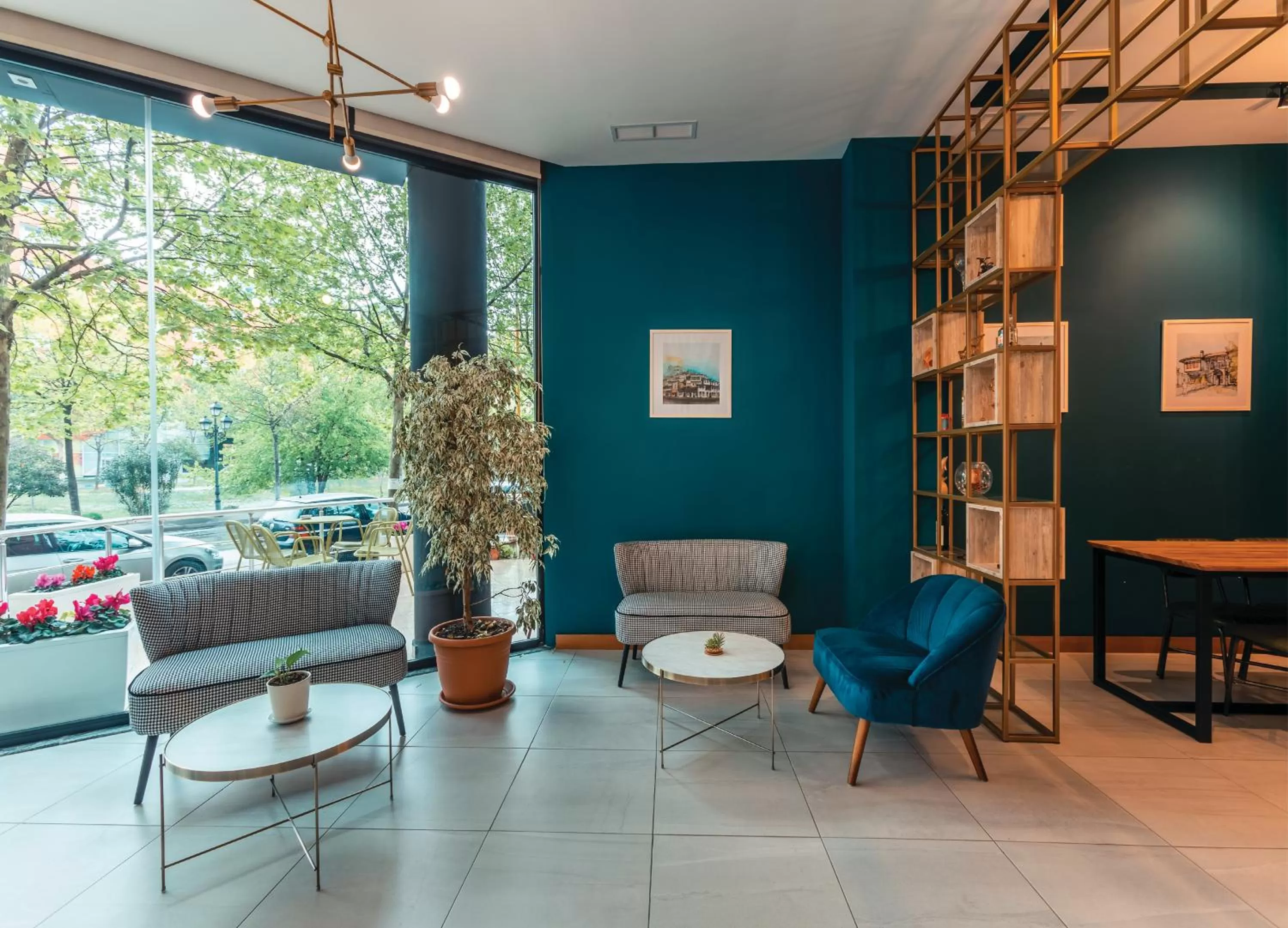 Lobby or reception in Oda Hotel Tirana