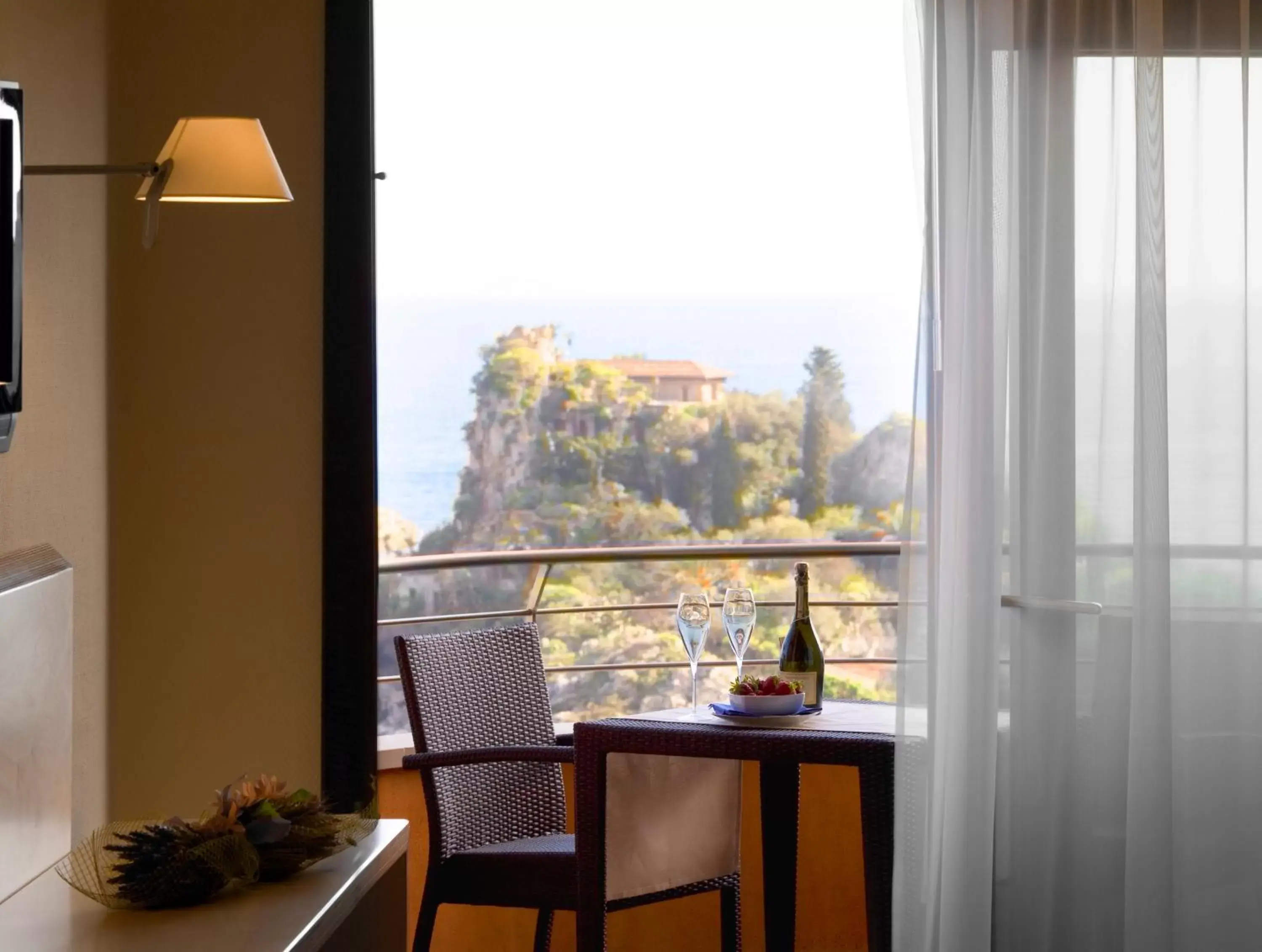 Balcony/Terrace in Taormina Panoramic Hotel