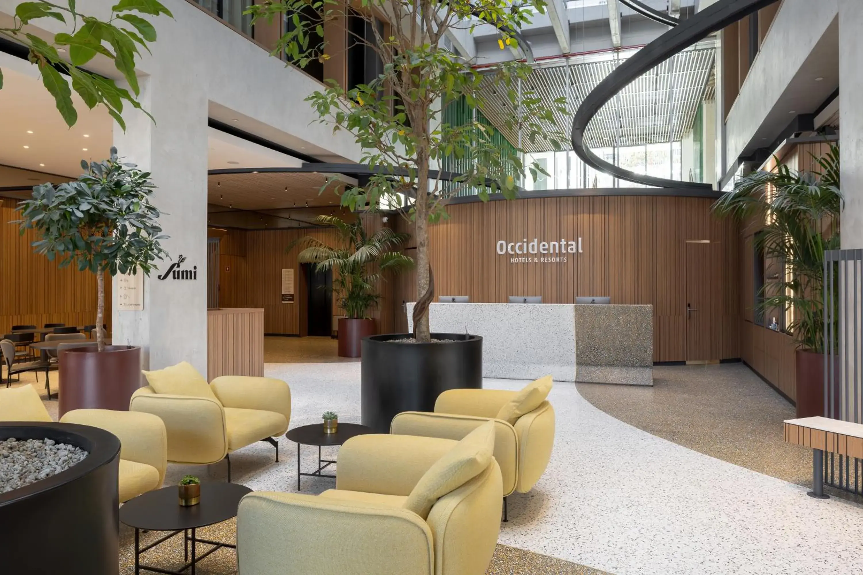 Lobby or reception in Occidental Ljubljana Lobby or reception in Occidental Ljubljana