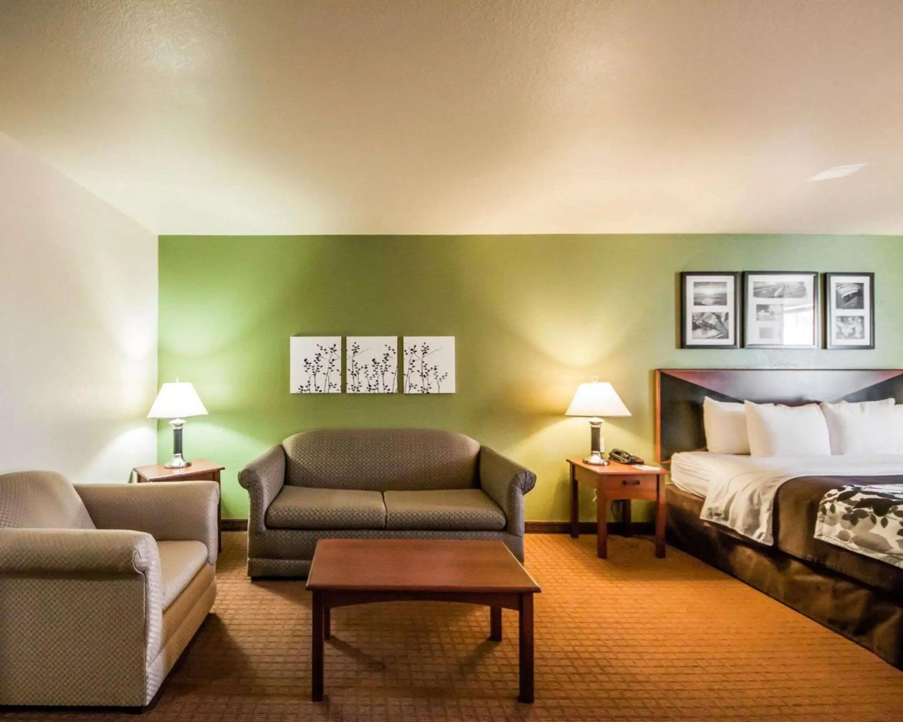 Photo of the whole room, Seating Area in Sleep Inn and Suites Shamrock