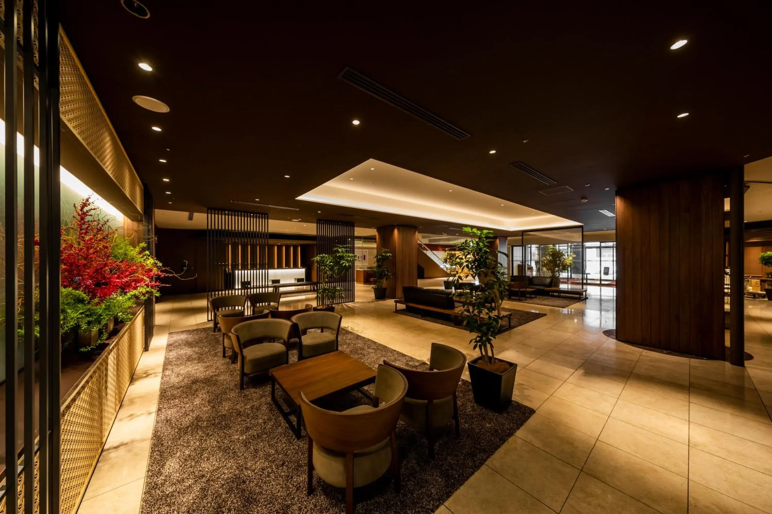 Lobby or reception in Kusatsu Estopia Hotel