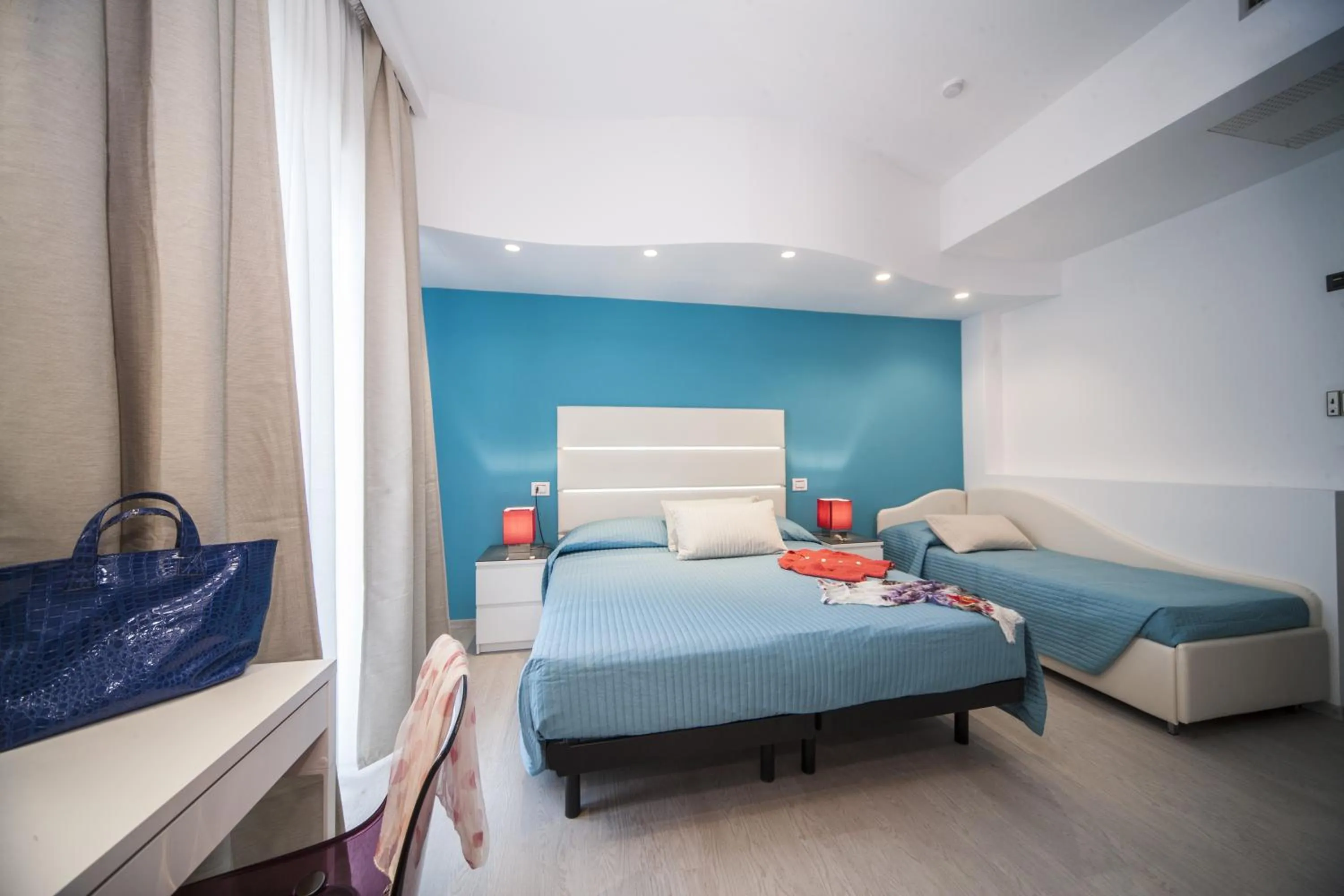 Decorative detail, Bed in Hotel Levante