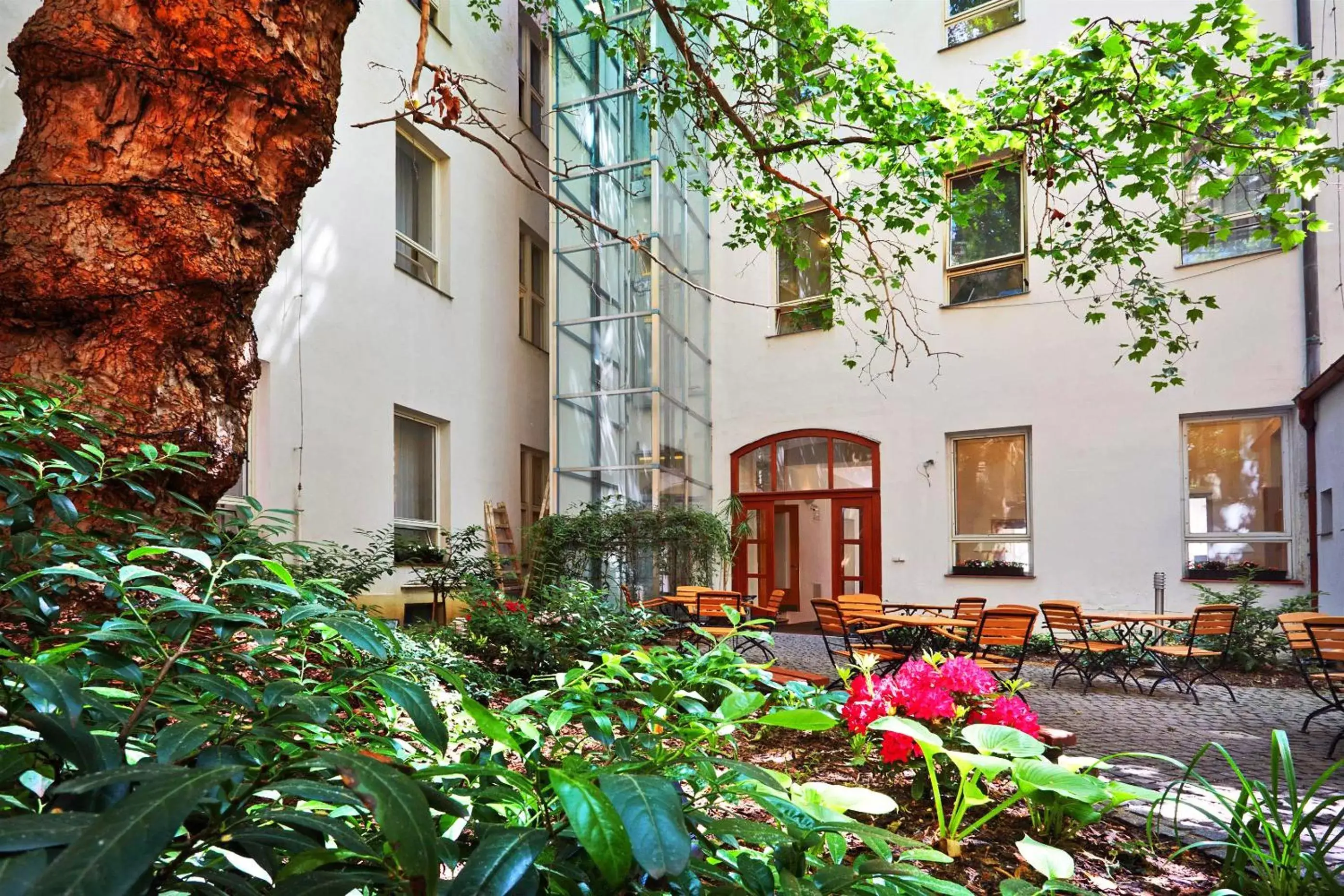 Garden, Property Building in Hotel Adler - Czech Leading Hotels