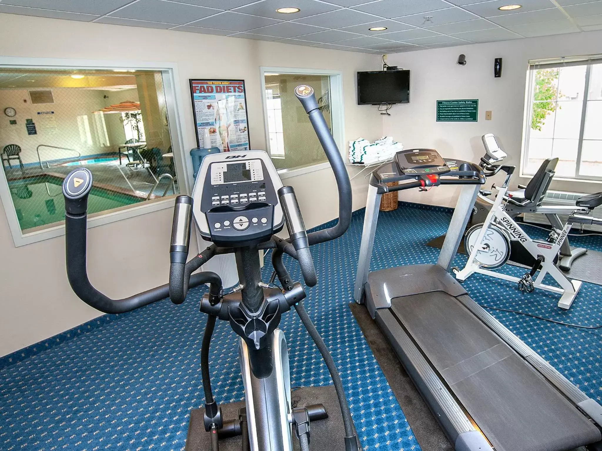 Fitness centre/facilities, Fitness Center/Facilities in SureStay Plus Hotel by Best Western Billings