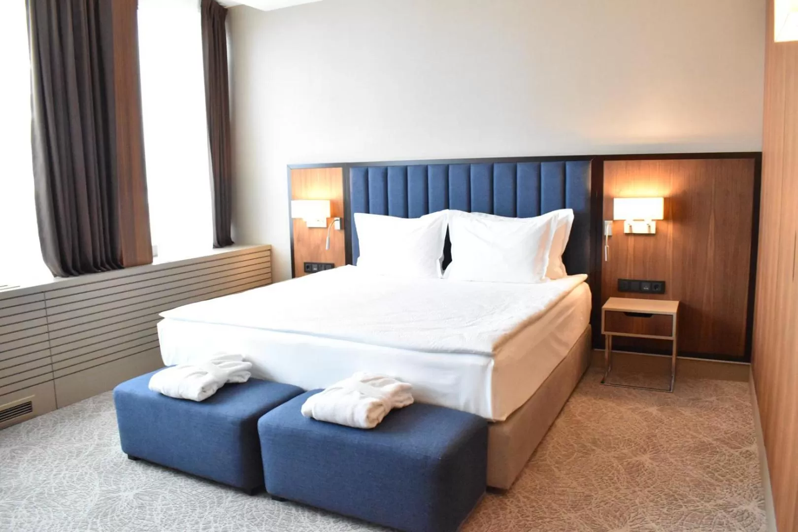 Bed in Hotel Bulgaria