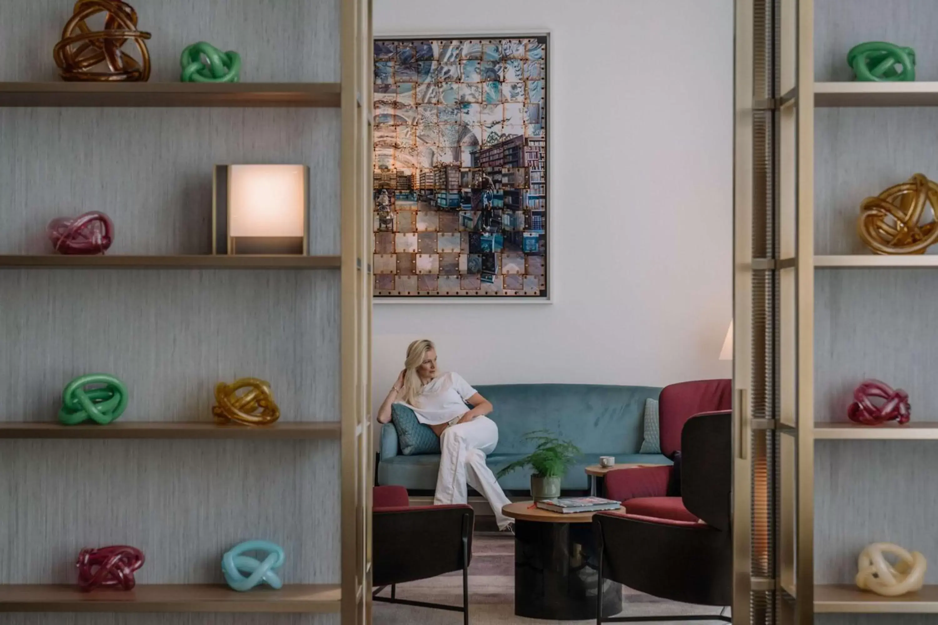 Lobby or reception in Andaz Prague, By Hyatt Lobby or reception in Andaz Prague, By Hyatt