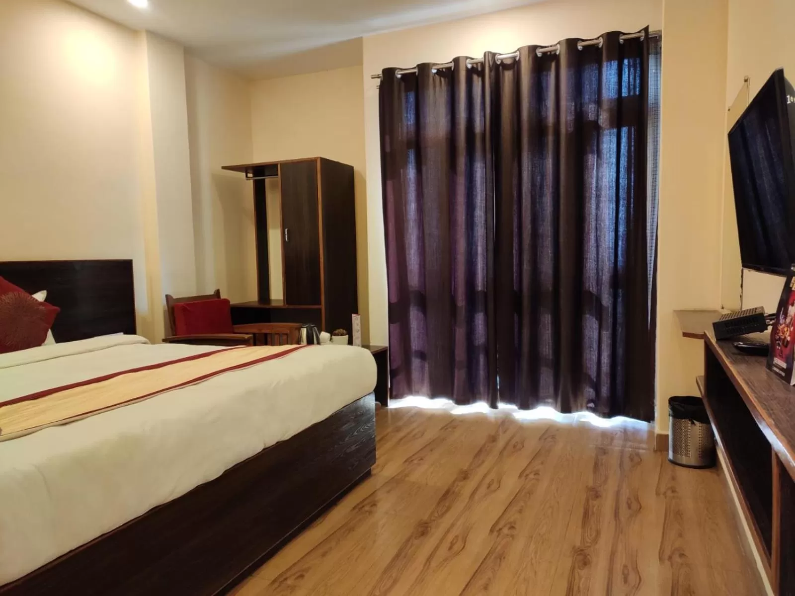 Bed in Hotel The Narayani Continental