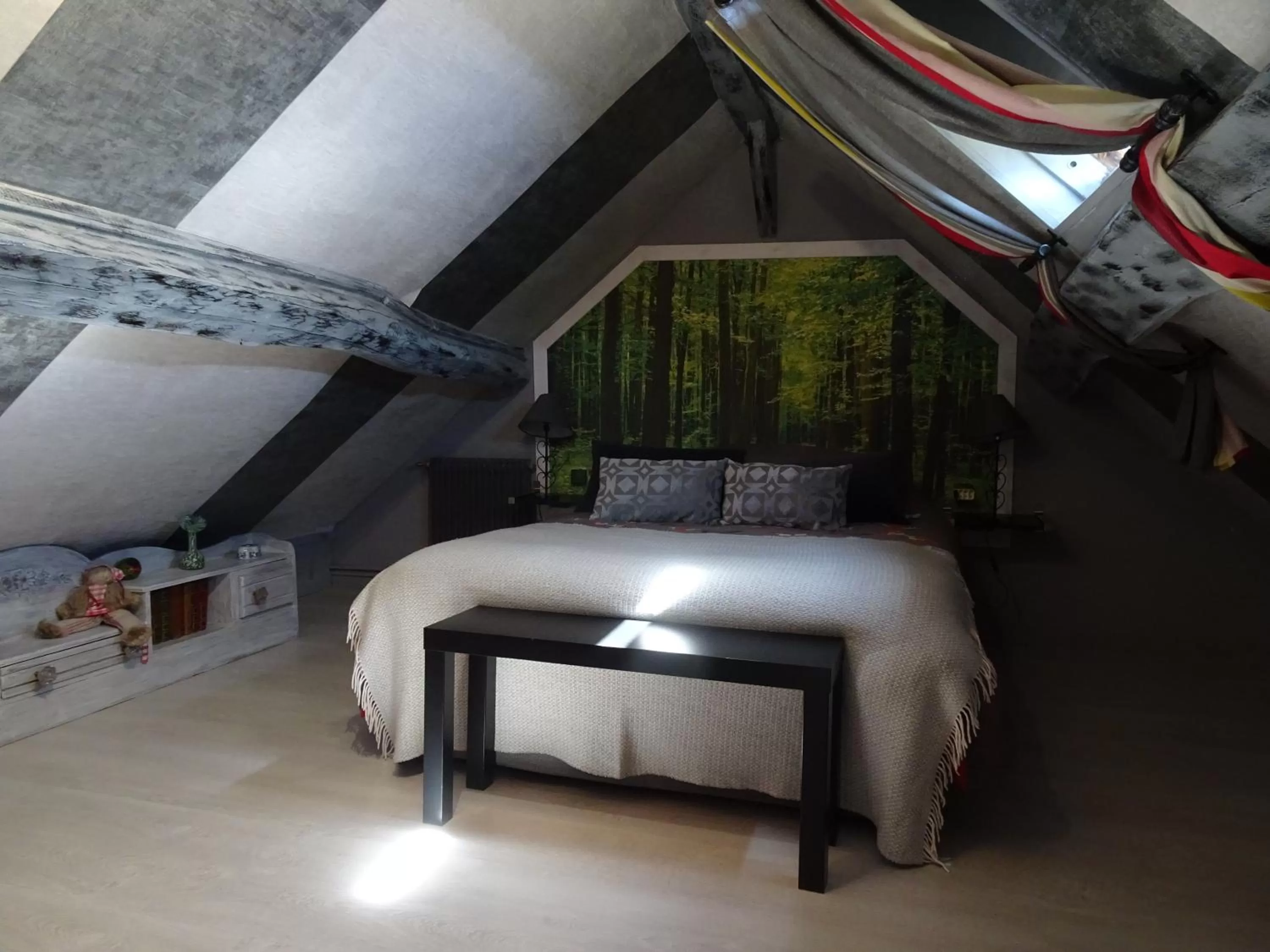 Bed in La Roseraie du Prieure