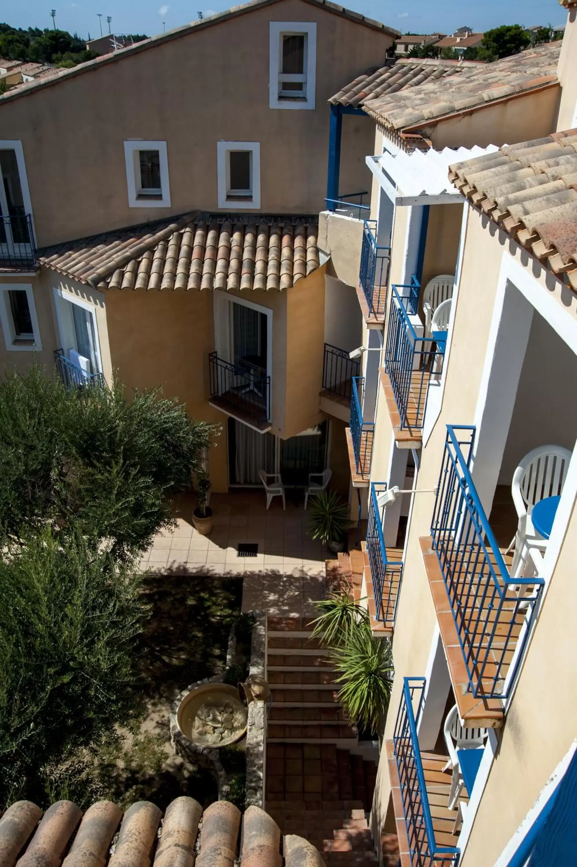 Balcony/Terrace in Hôtel Le Leukos