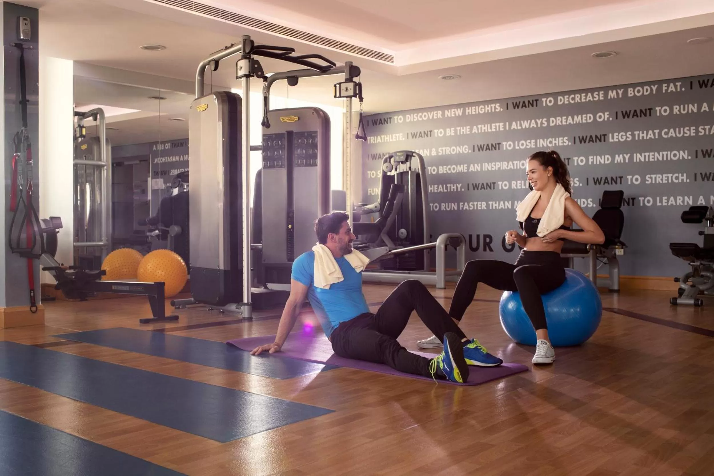 Fitness centre/facilities in Al Maha Arjaan by Rotana