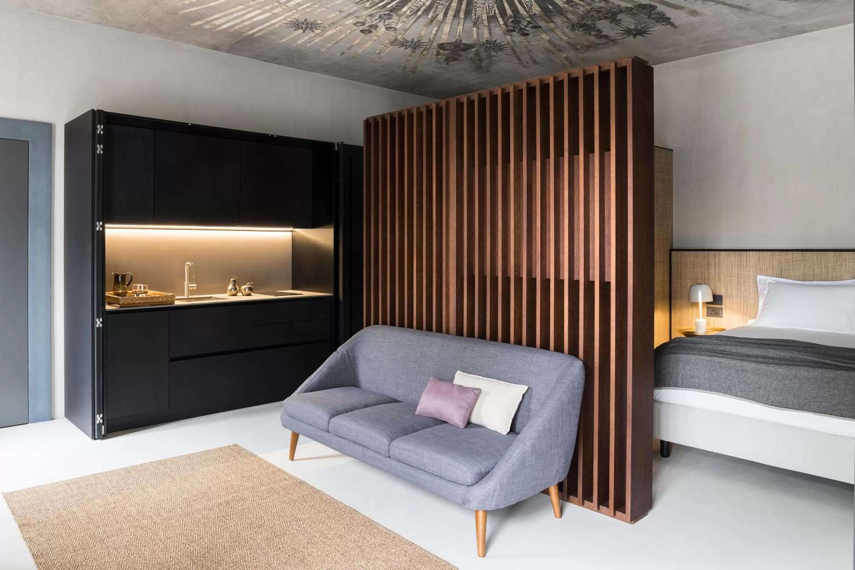 Living room, Bed in Antica Dimora Le Misure