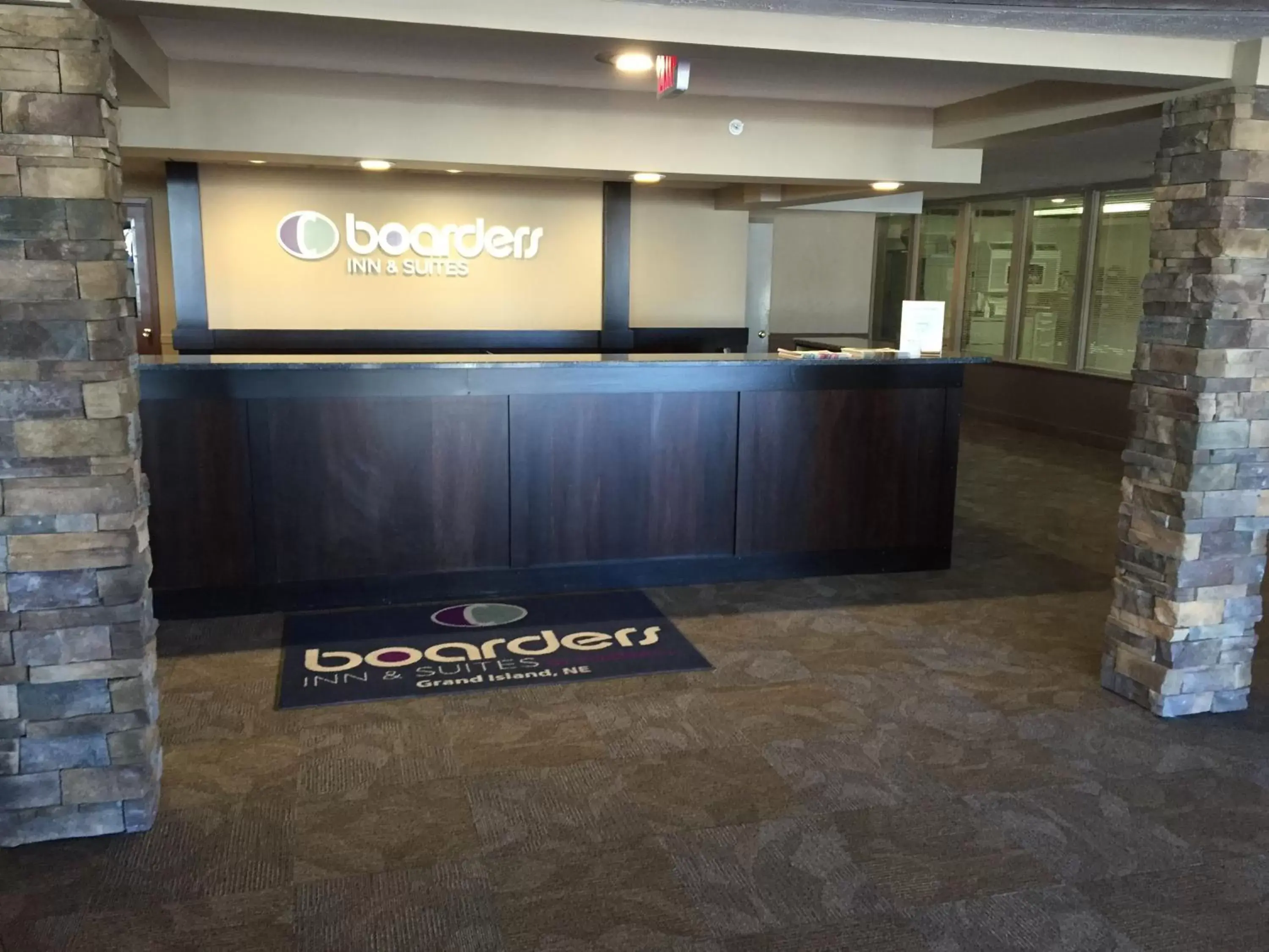 Lobby or reception, Lobby/Reception in Boarders Inn & Suites by Cobblestone Hotels - Grand Island