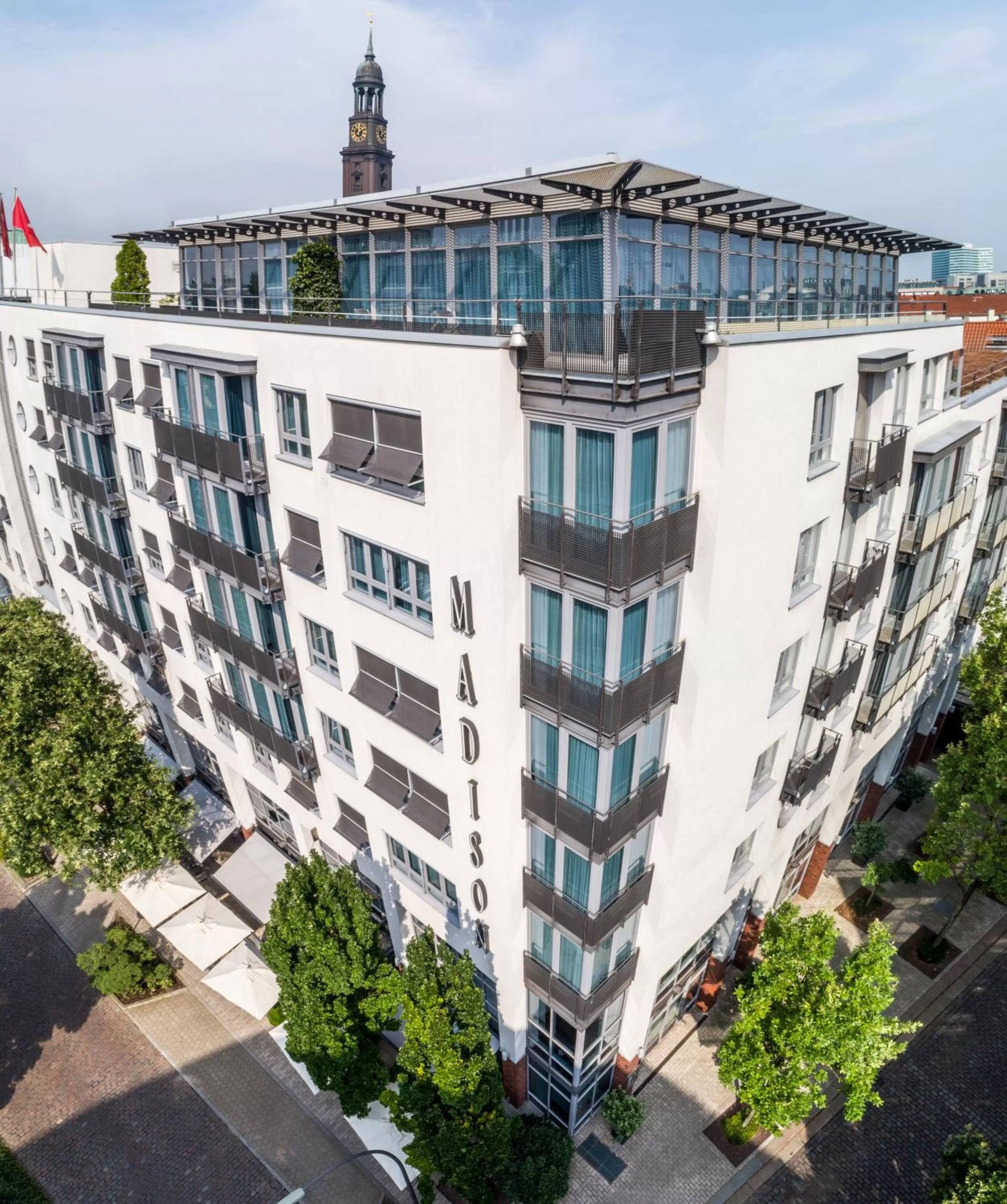 Bird's eye view in THE MADISON Hotel Hamburg