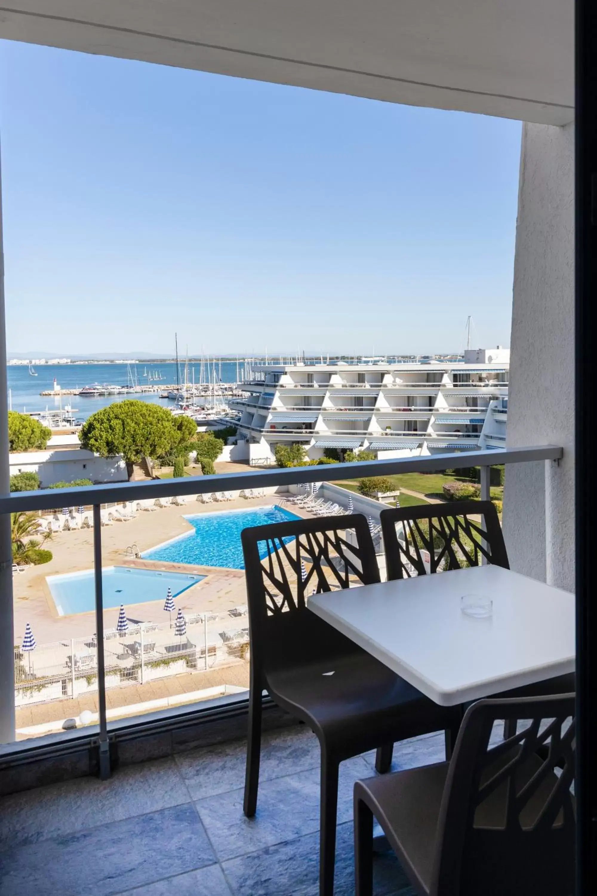 Bird's eye view, Balcony/Terrace in Thalazur Port-Camargue - Hotel & Spa