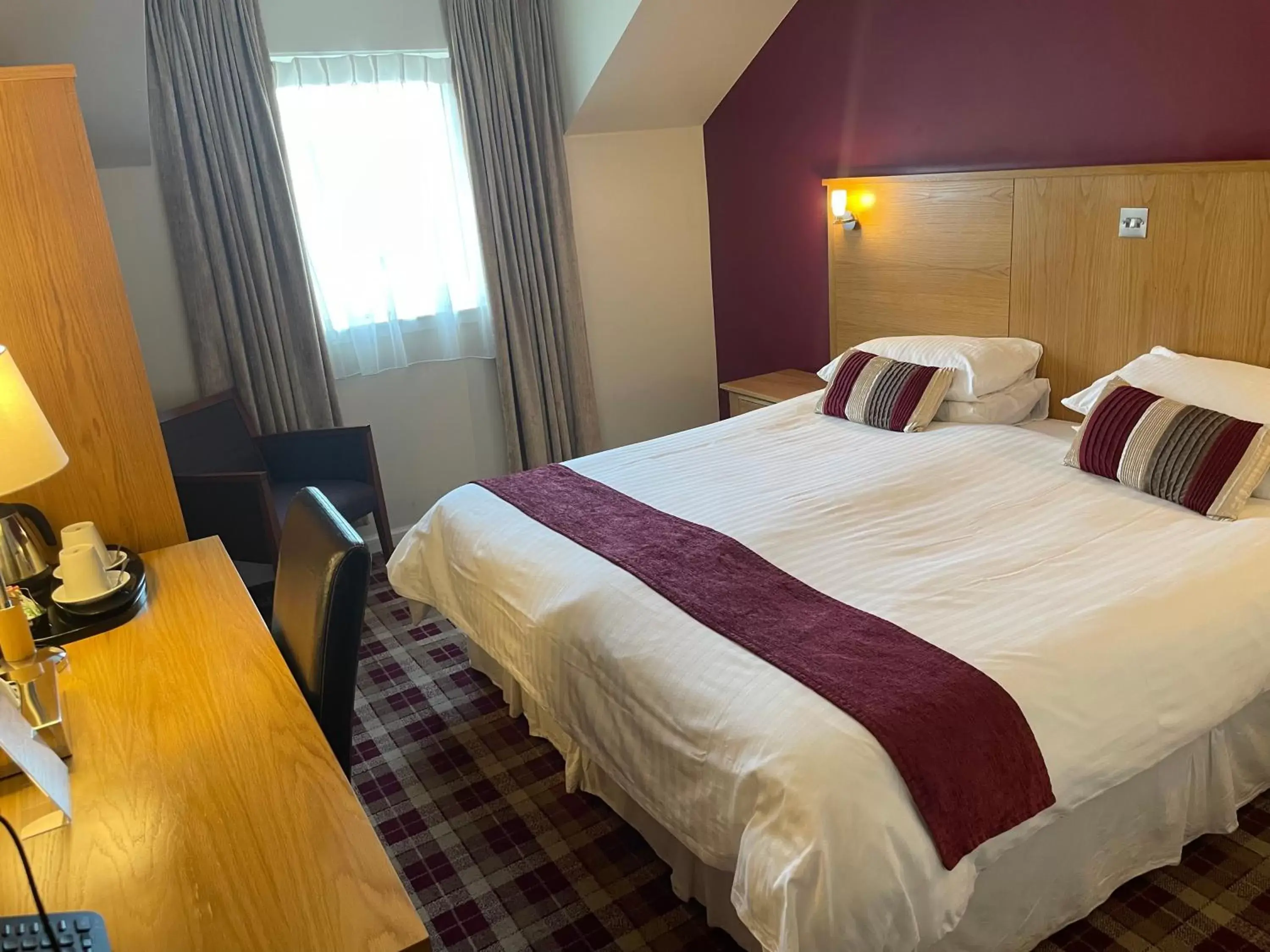 Bed in 19th Hole Hotel, Carnoustie