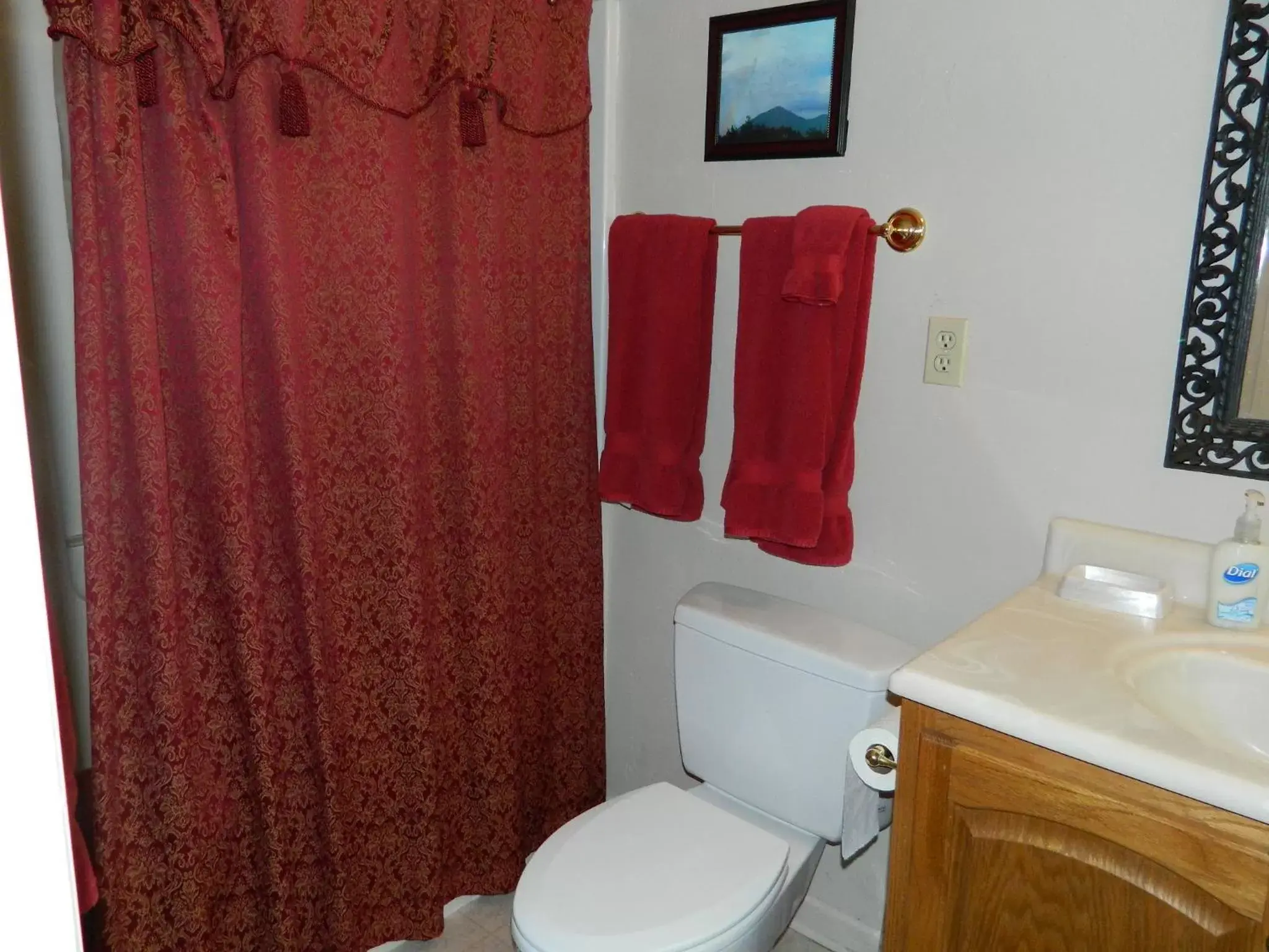 Bathroom in Bent Mountain Lodge Bed And Breakfast, Inc.