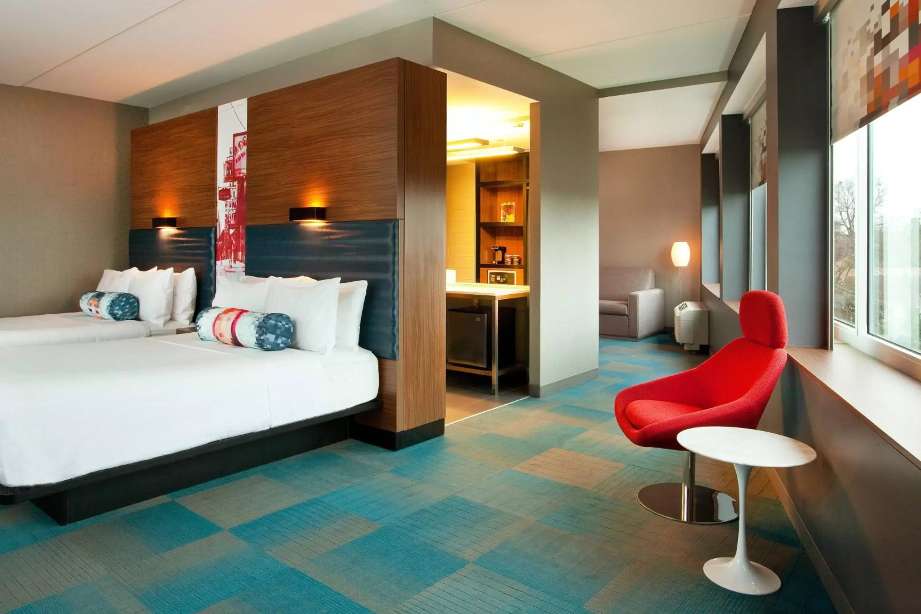 Bedroom, Bed in Aloft Raleigh