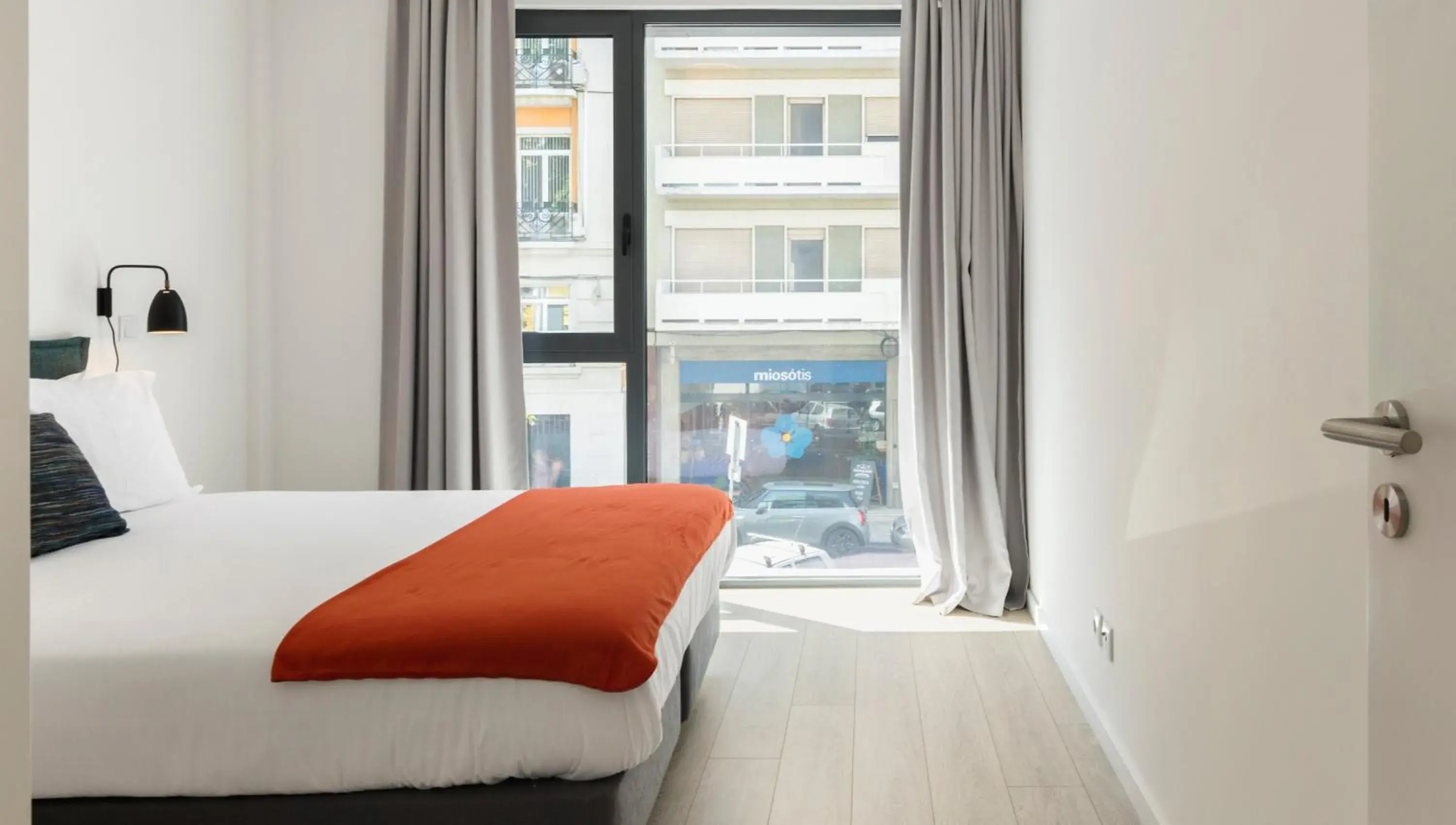 Bedroom, Nearby Landmark in Lisbon Serviced Apartments - Parque
