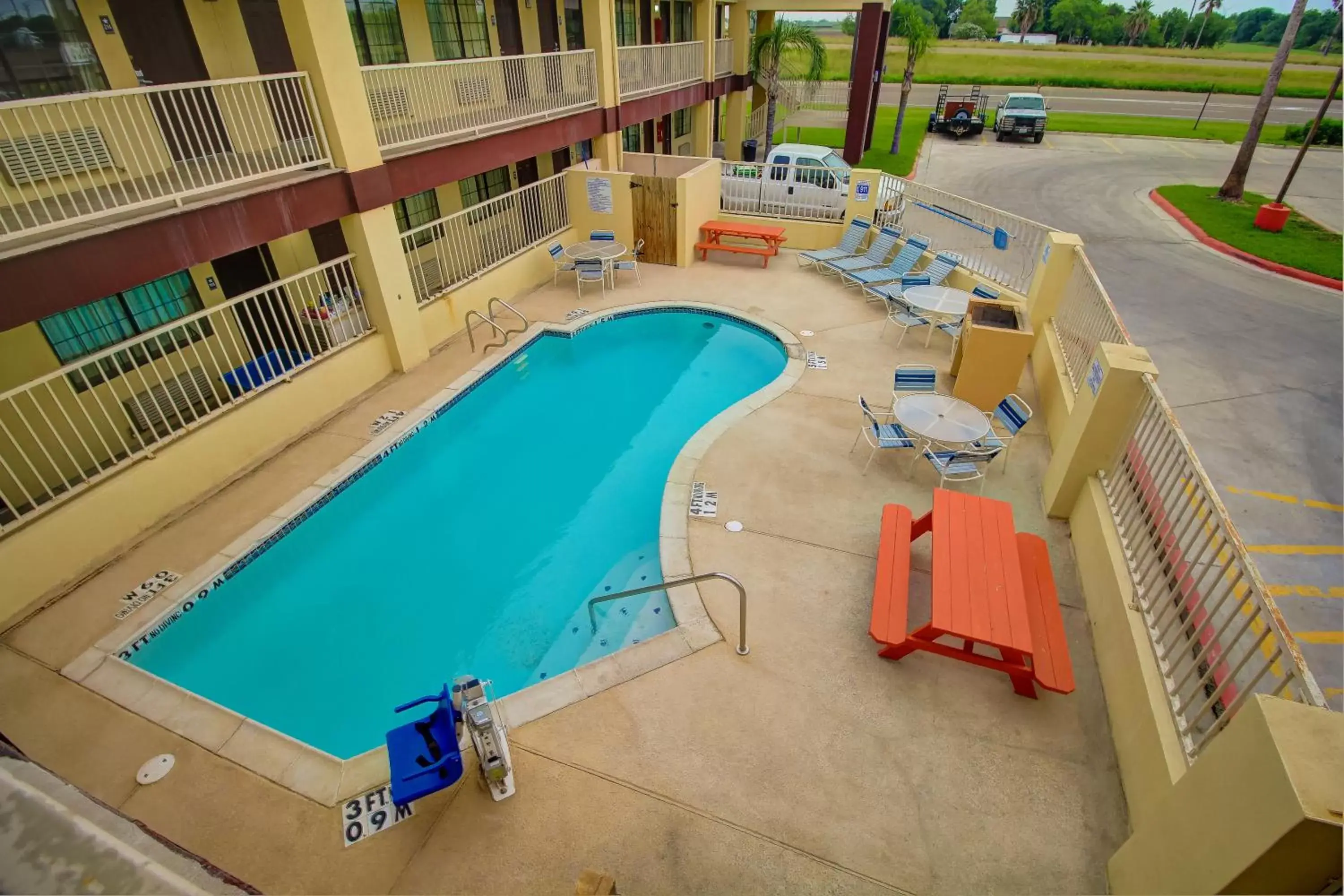 Pool View in Deluxe Inn and Suites