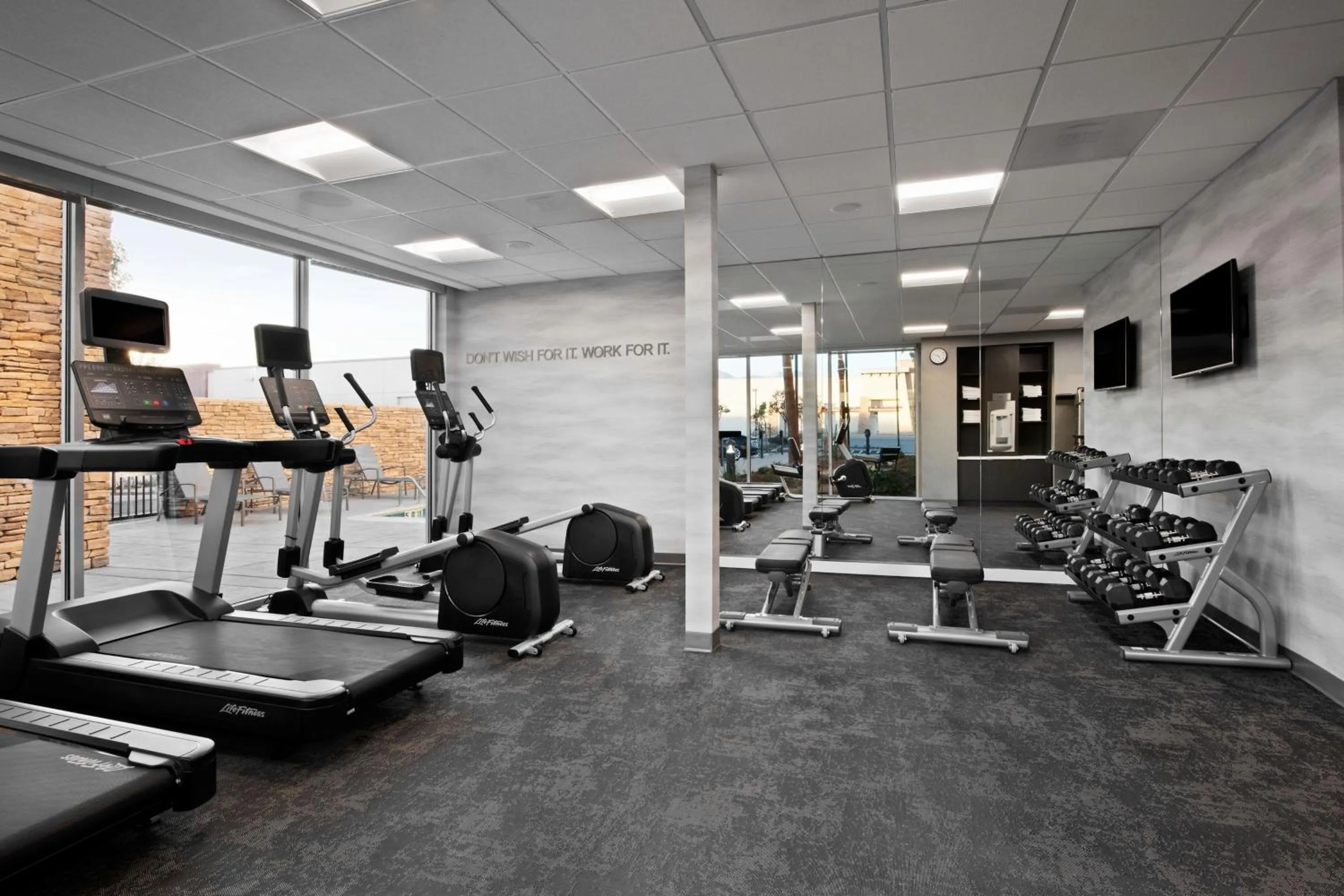 Fitness centre/facilities in Fairfield by Marriott Inn & Suites Chino