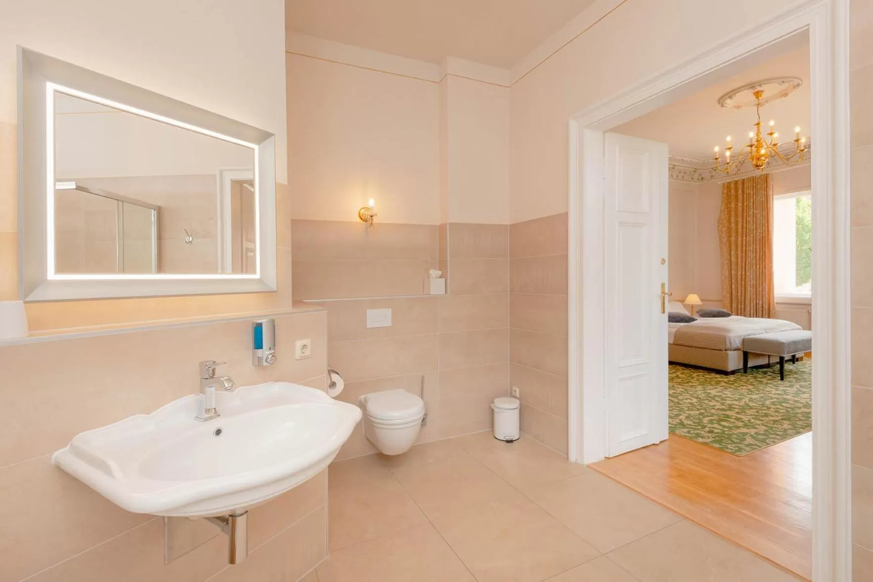 Toilet, Bed in Villa Antonia