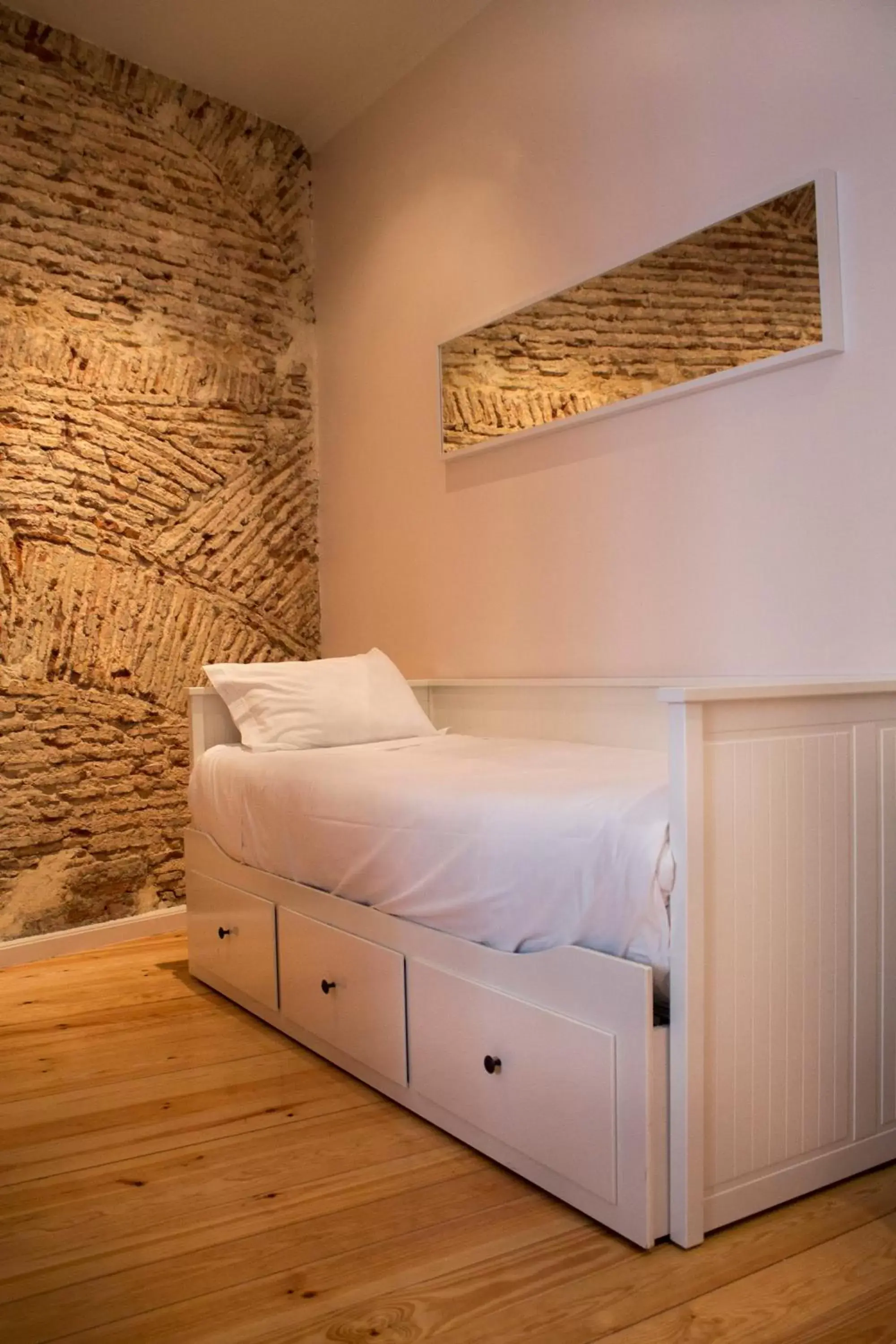 Decorative detail, Bed in Lisbon Arsenal Suites