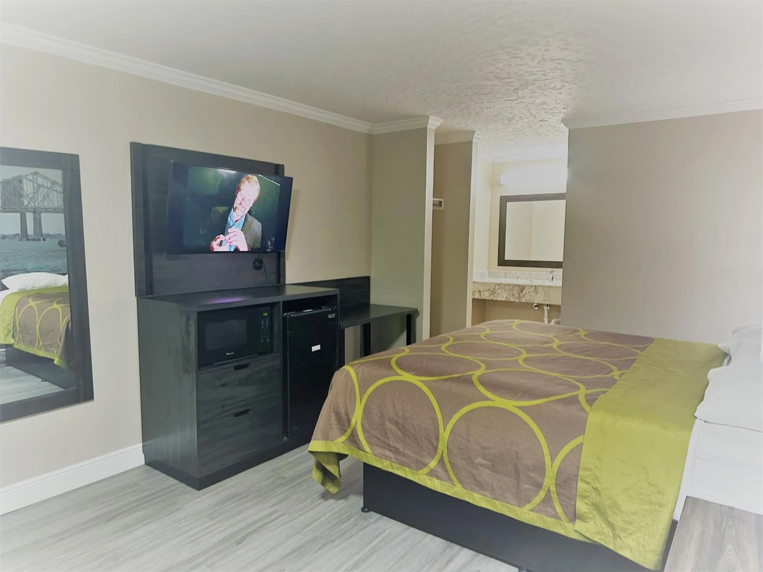 Bed in Super 8 by Wyndham Picayune