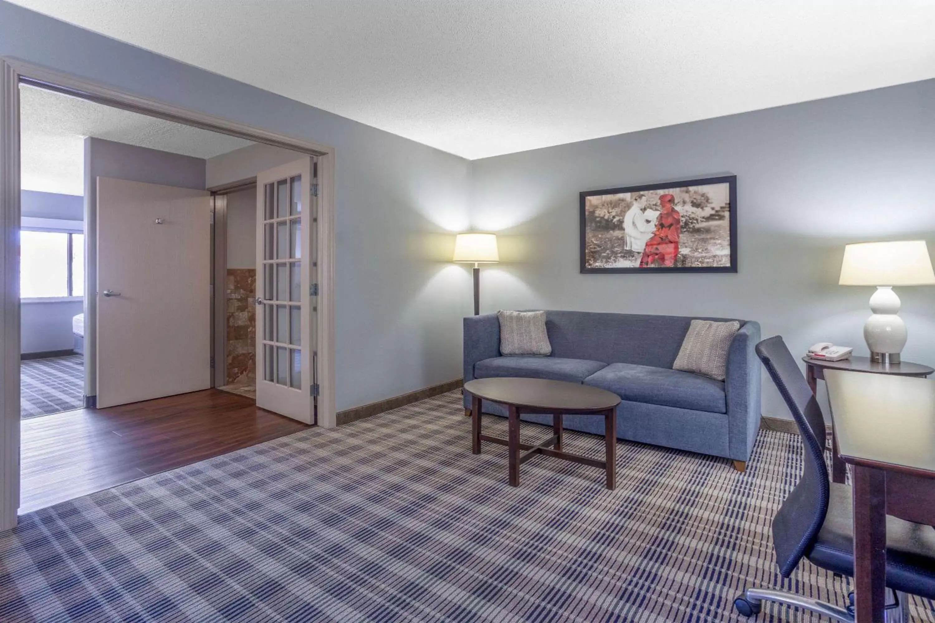 Bed in AmericInn by Wyndham Madison South Bed in AmericInn by Wyndham Madison South