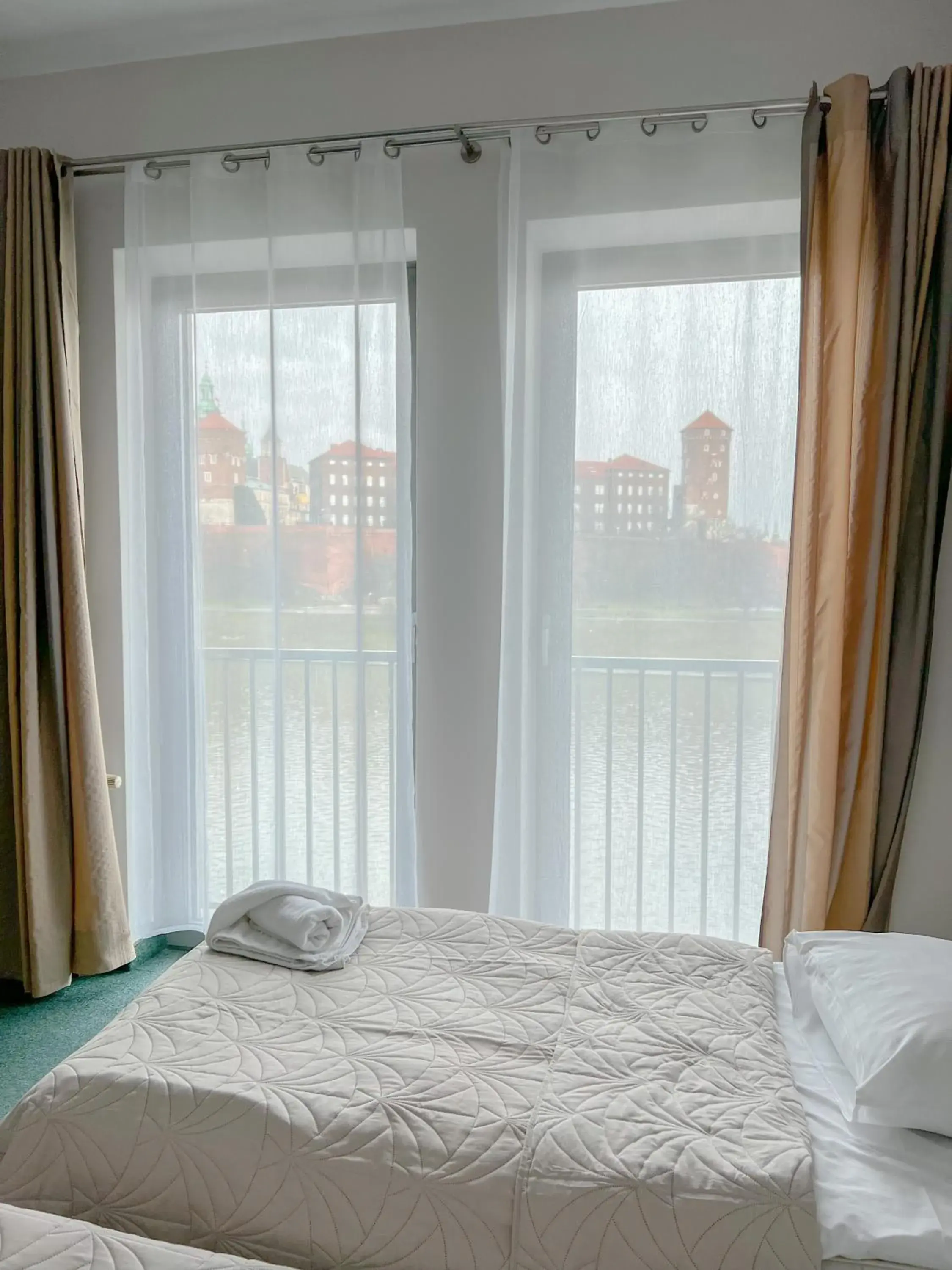 Bed in Hotel Poleski