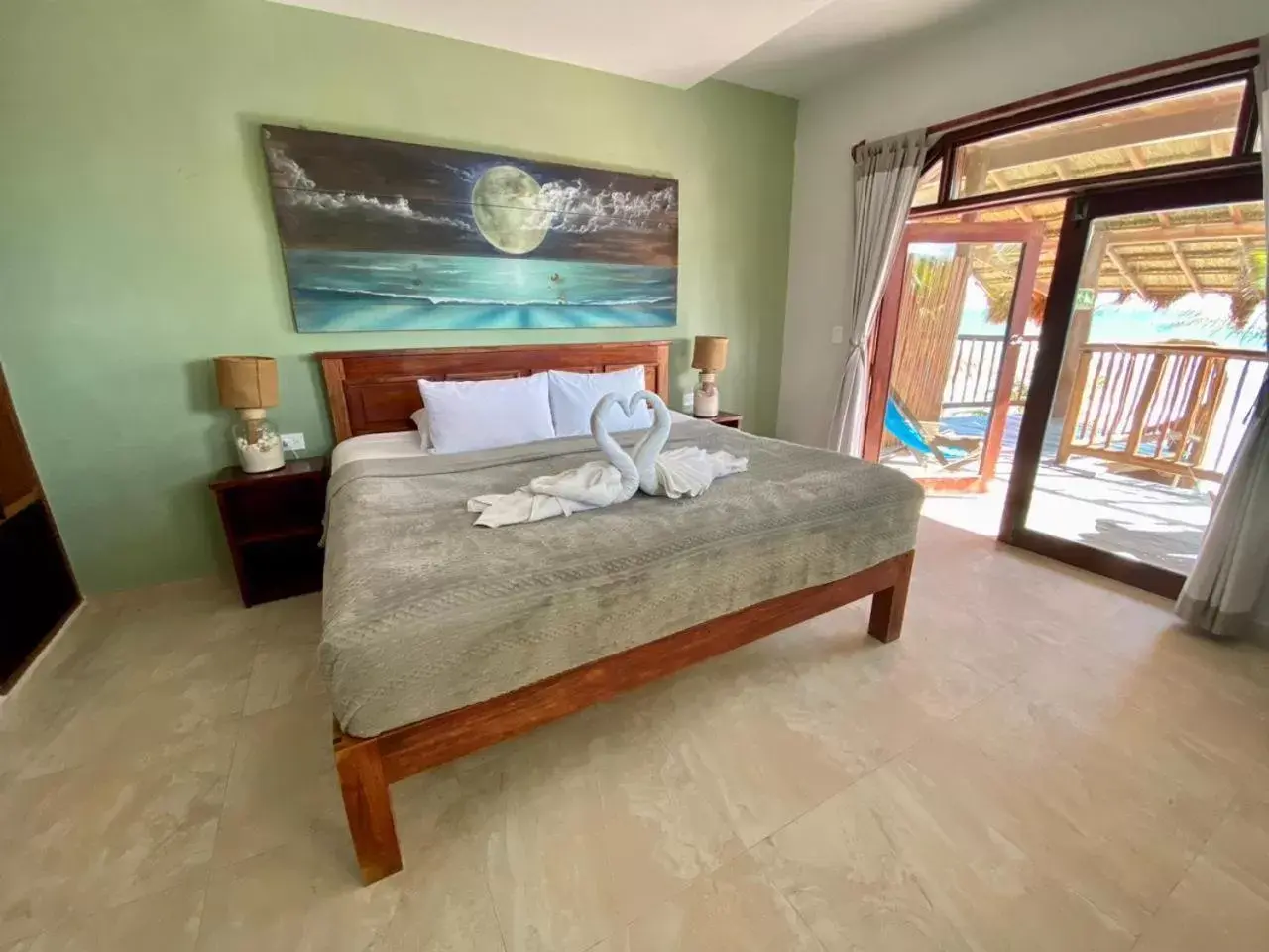 Photo of the whole room, Bed in Playa Canek Beachfront Eco Hotel