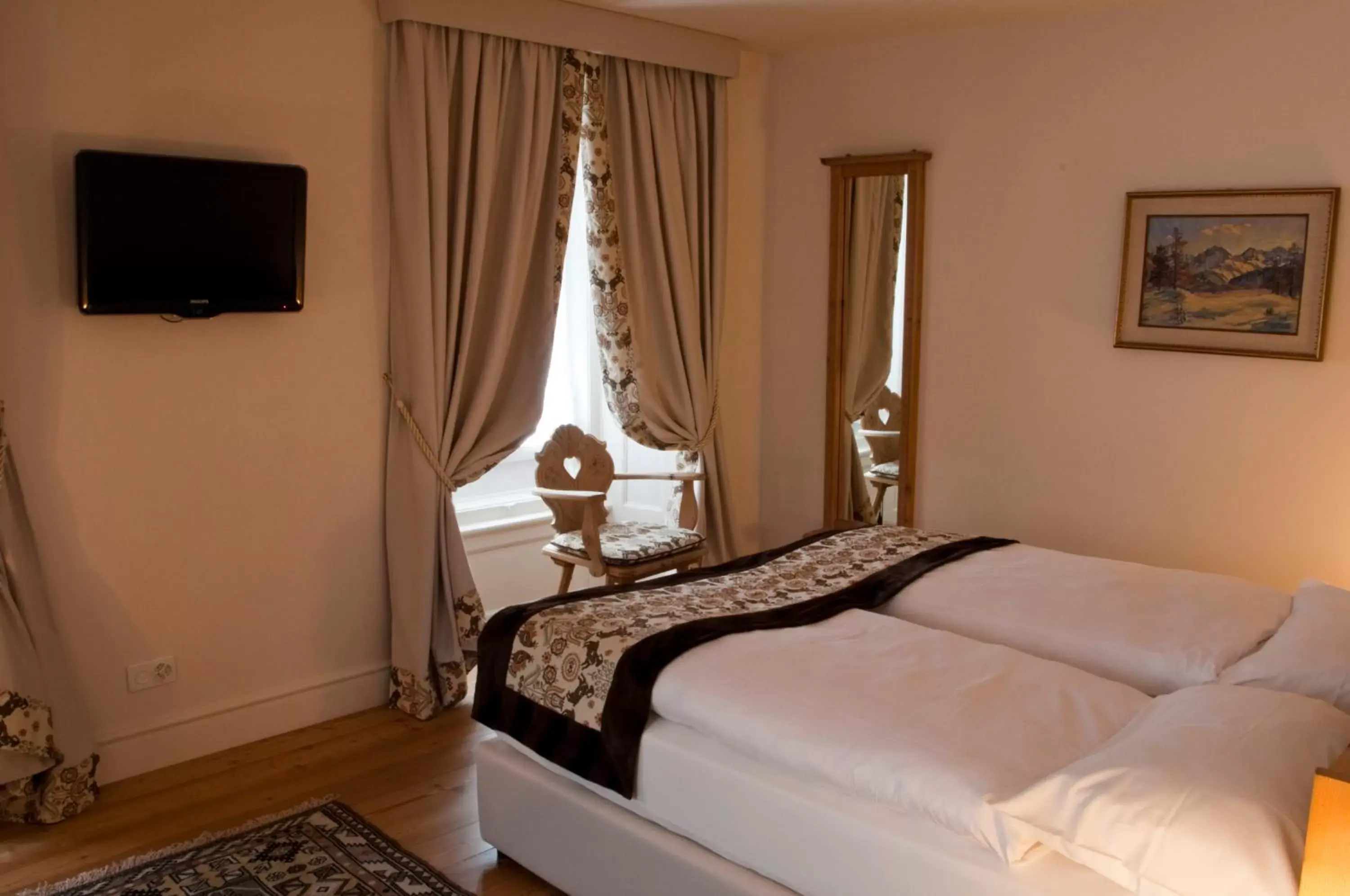 Bed in Hotel Bernina 1865