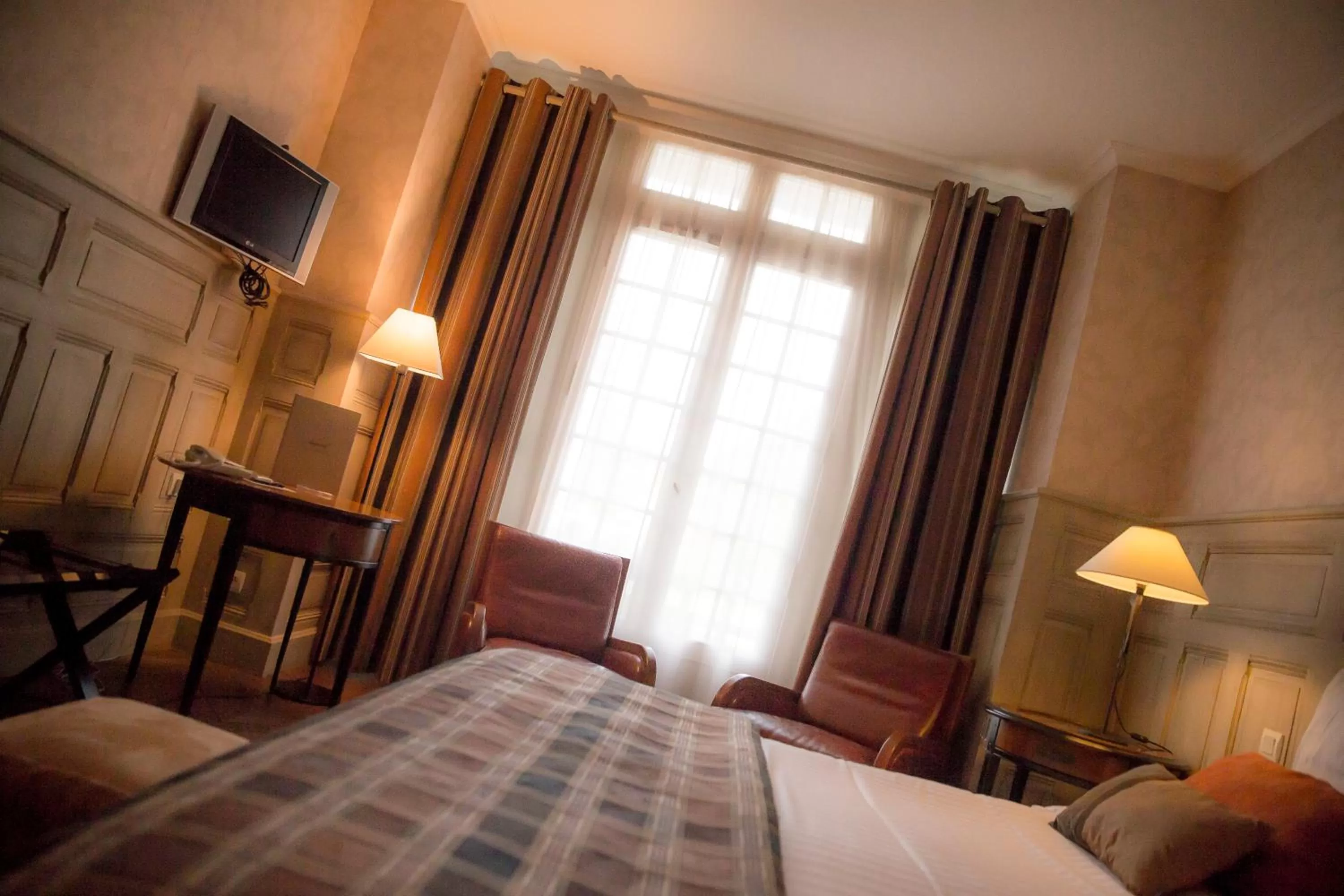 Bed in Villa Augeval Hôtel de charme & Spa